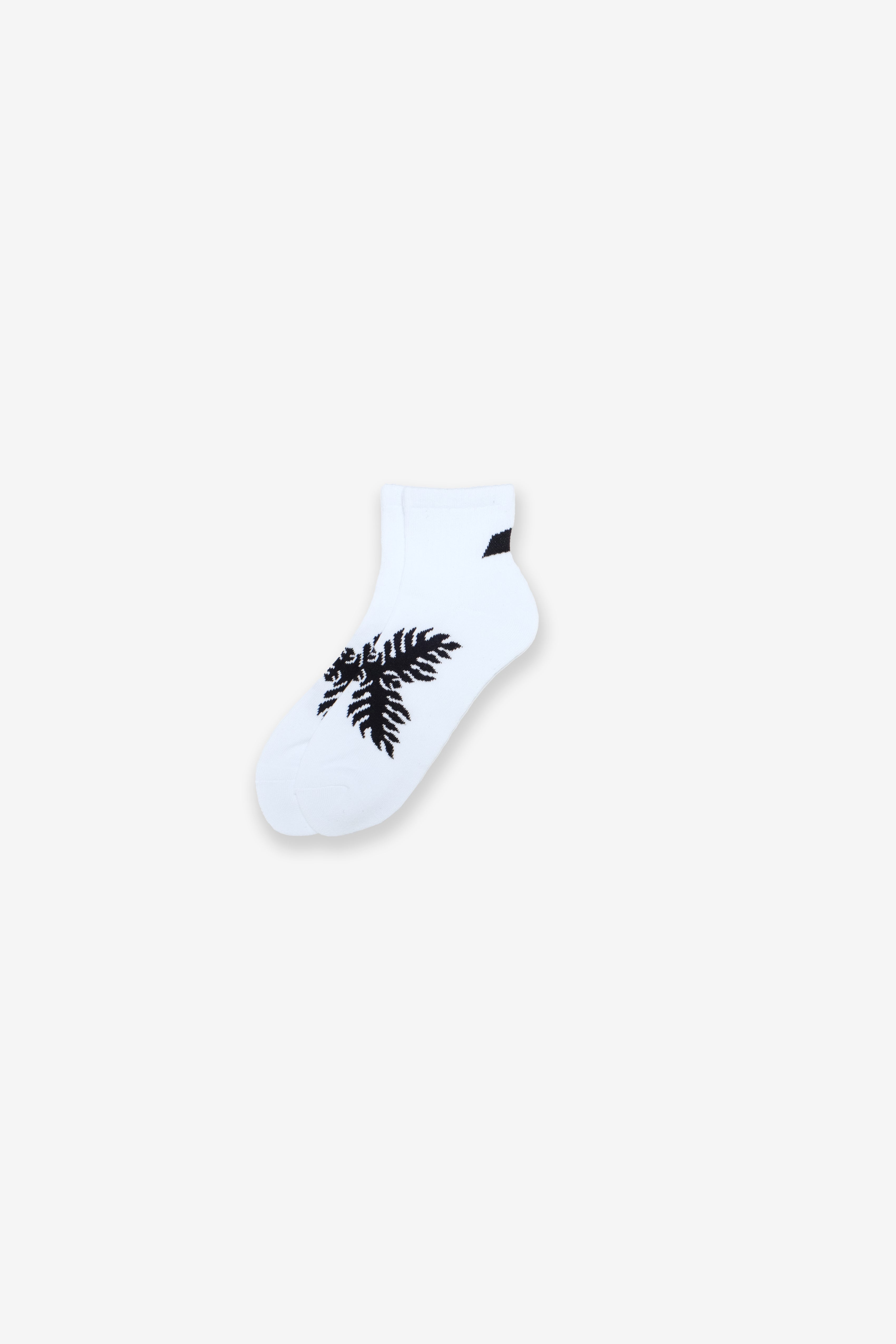 Quarter Socks - Lauaʻe - White/Black