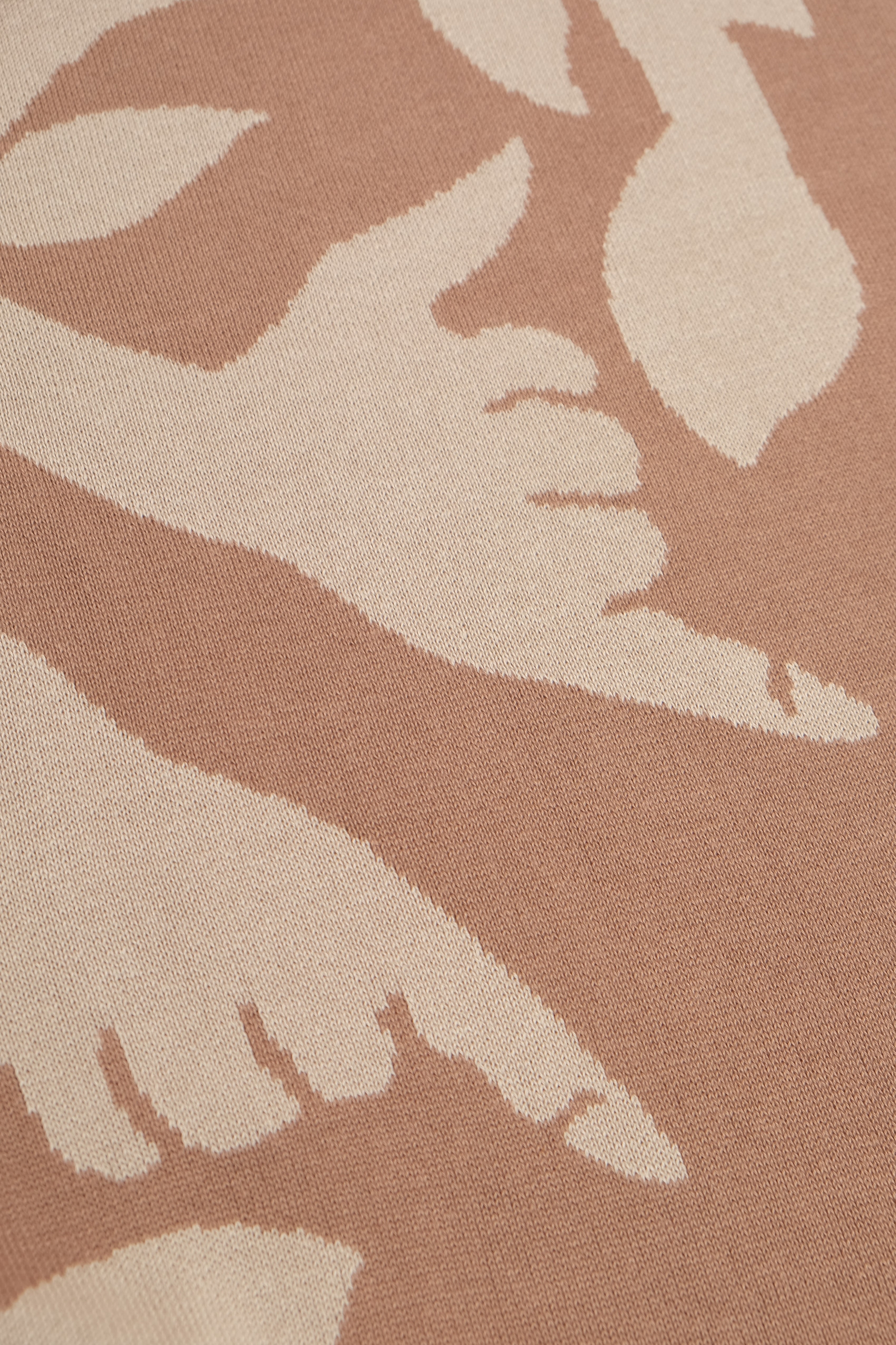 Jacquard Throw Blanket - Shaka - Brown