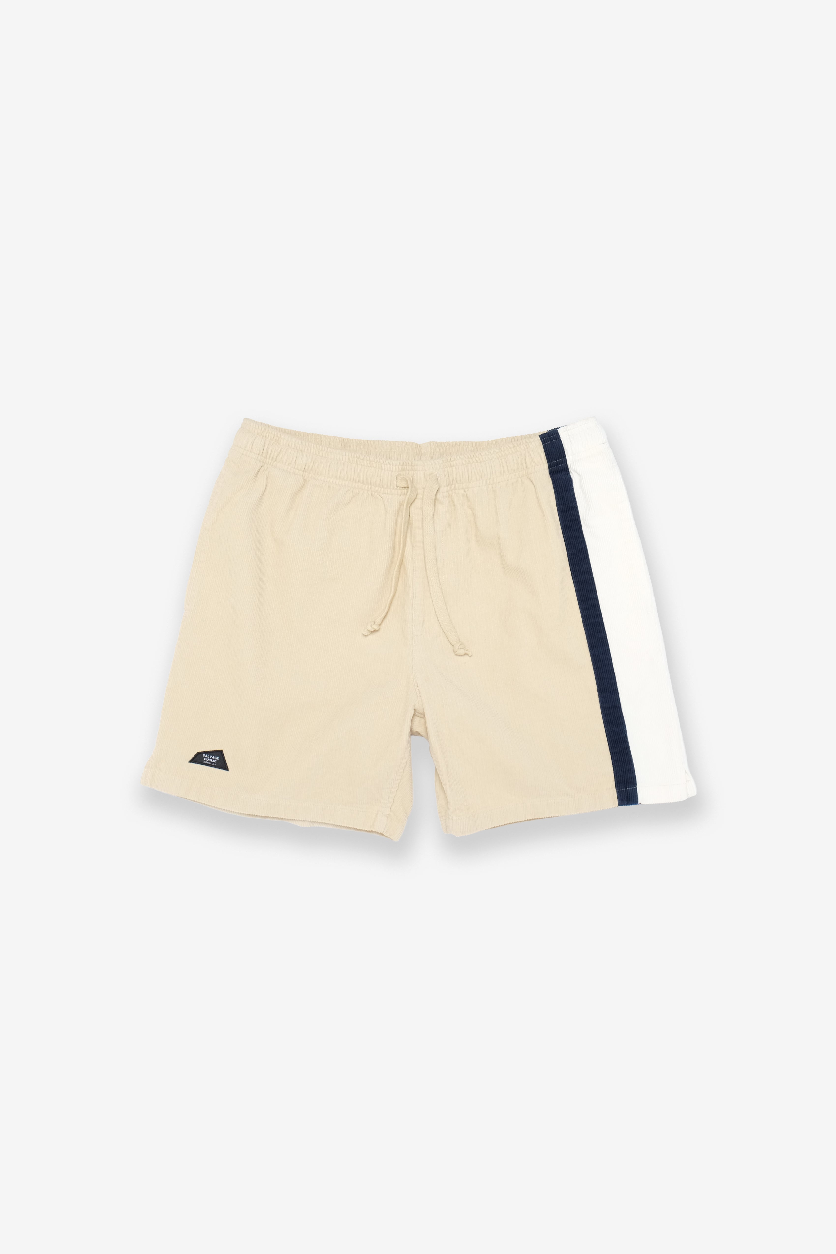 Shorts - Auahi Corduroy Stripe - Ecru