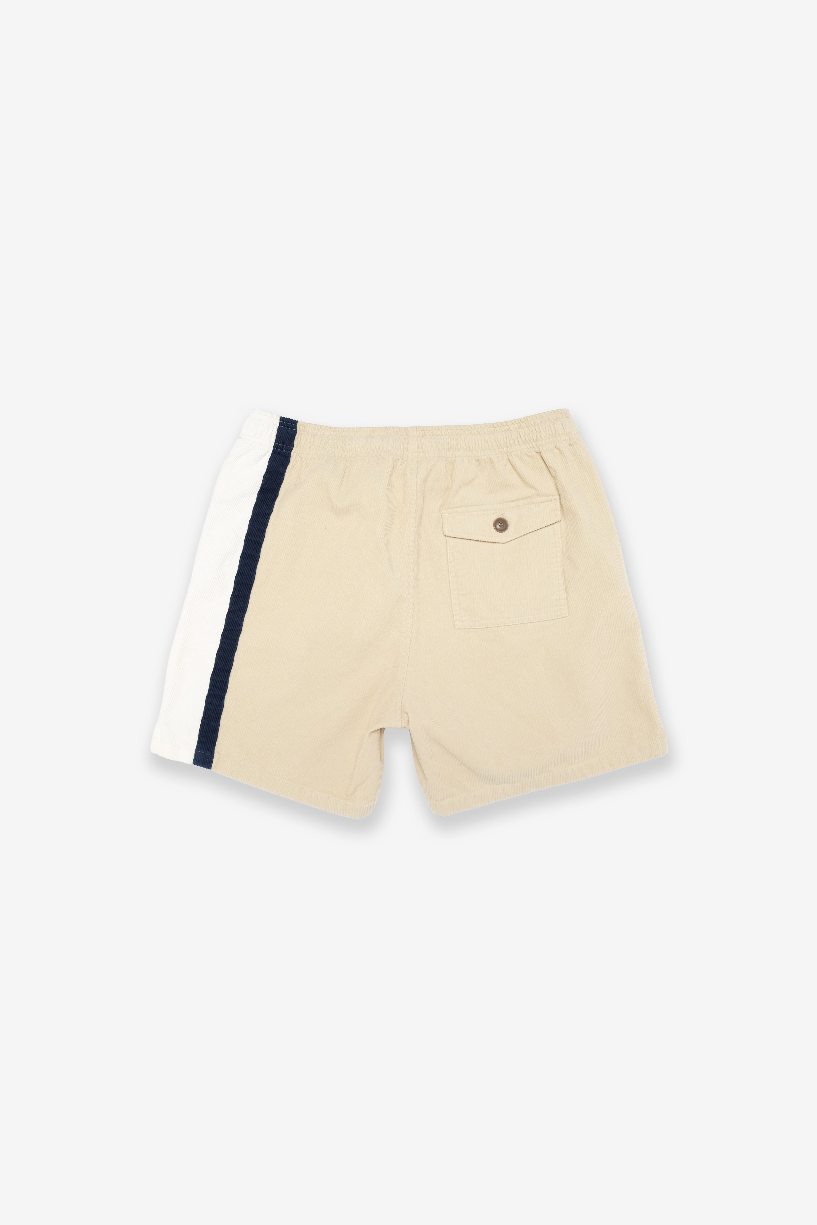 Shorts - Auahi Corduroy Stripe - Ecru