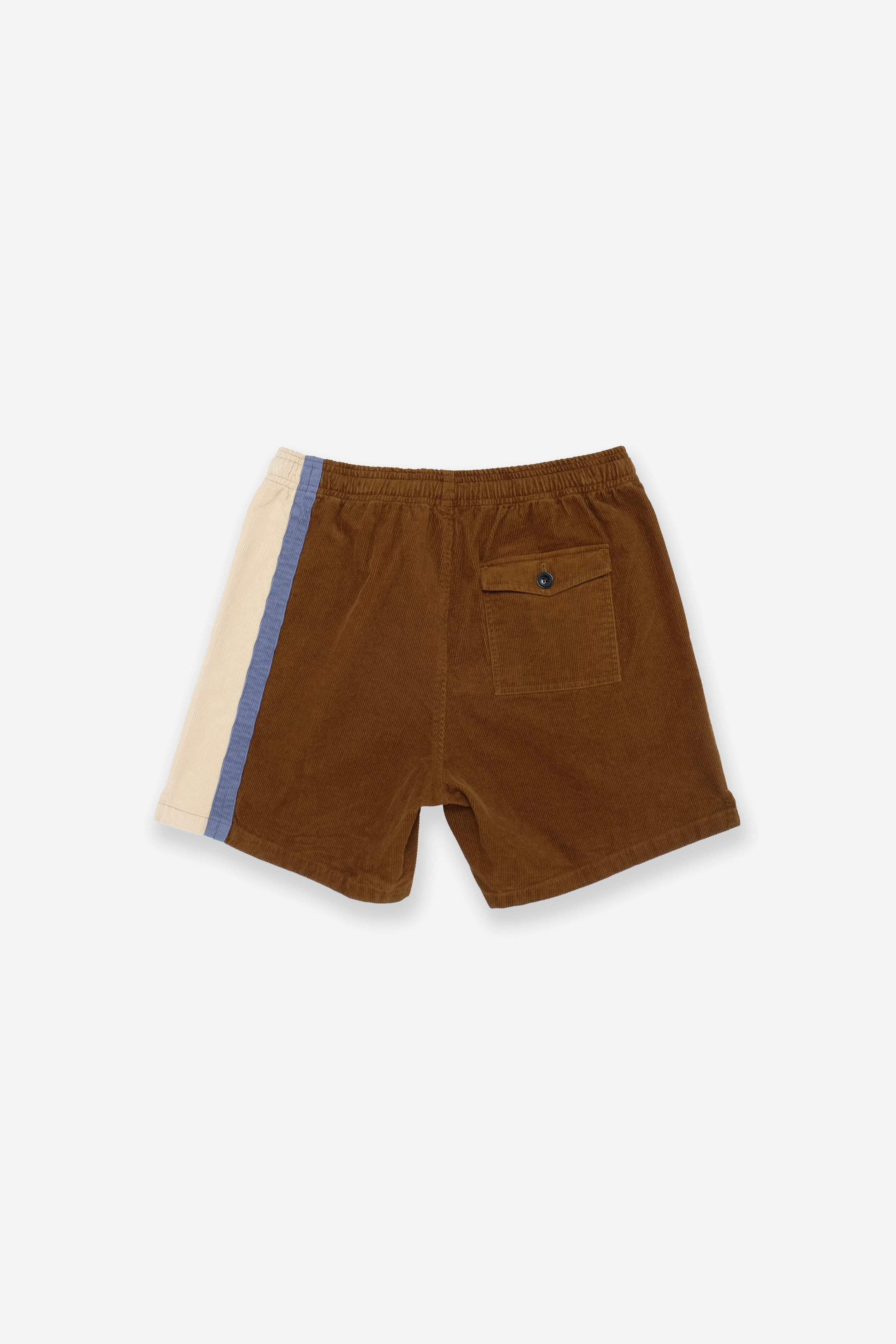 Shorts - Auahi Corduroy Stripe - Shiitake