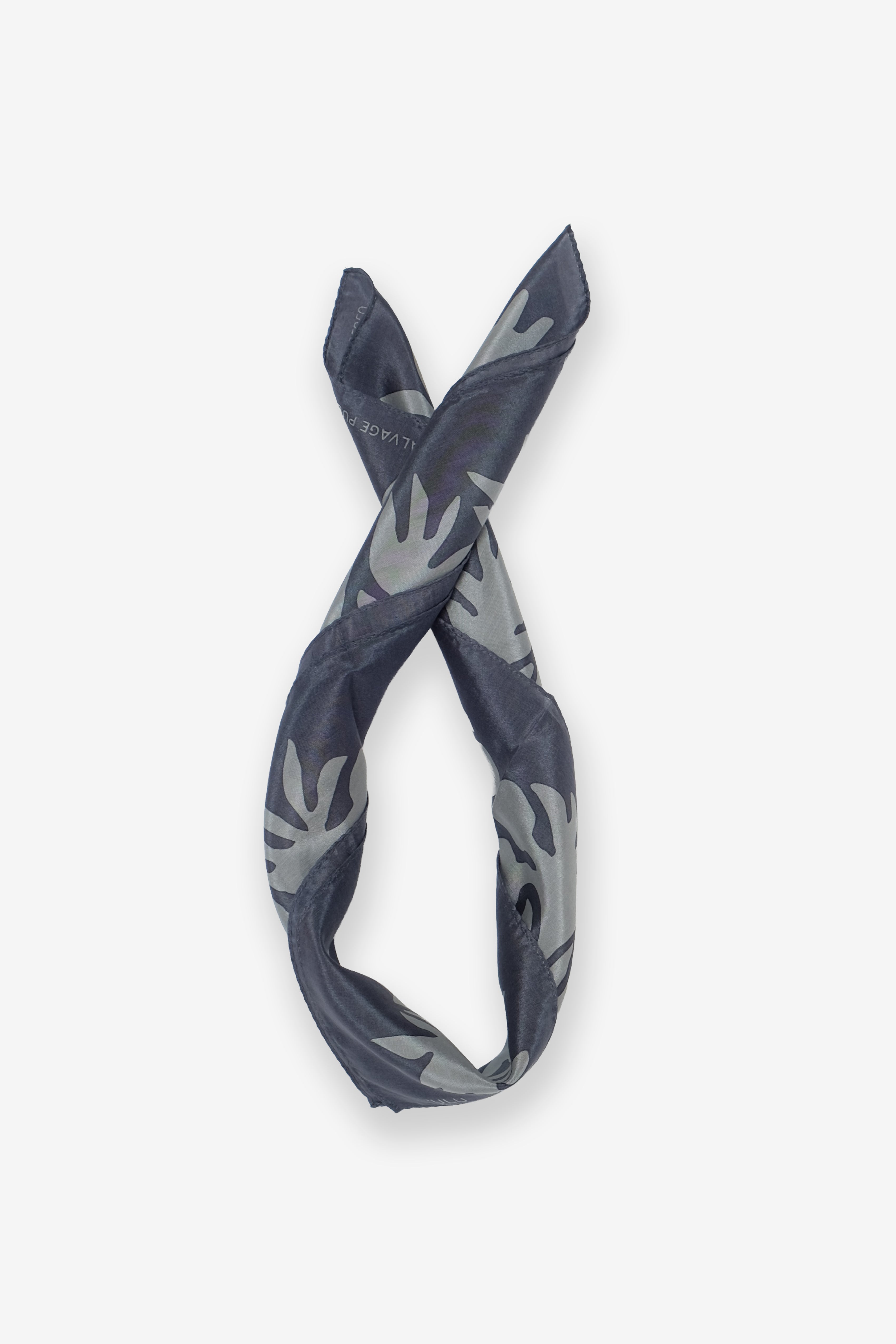 Cotton/Silk Bandana - ʻUlu - Ocean Smoke