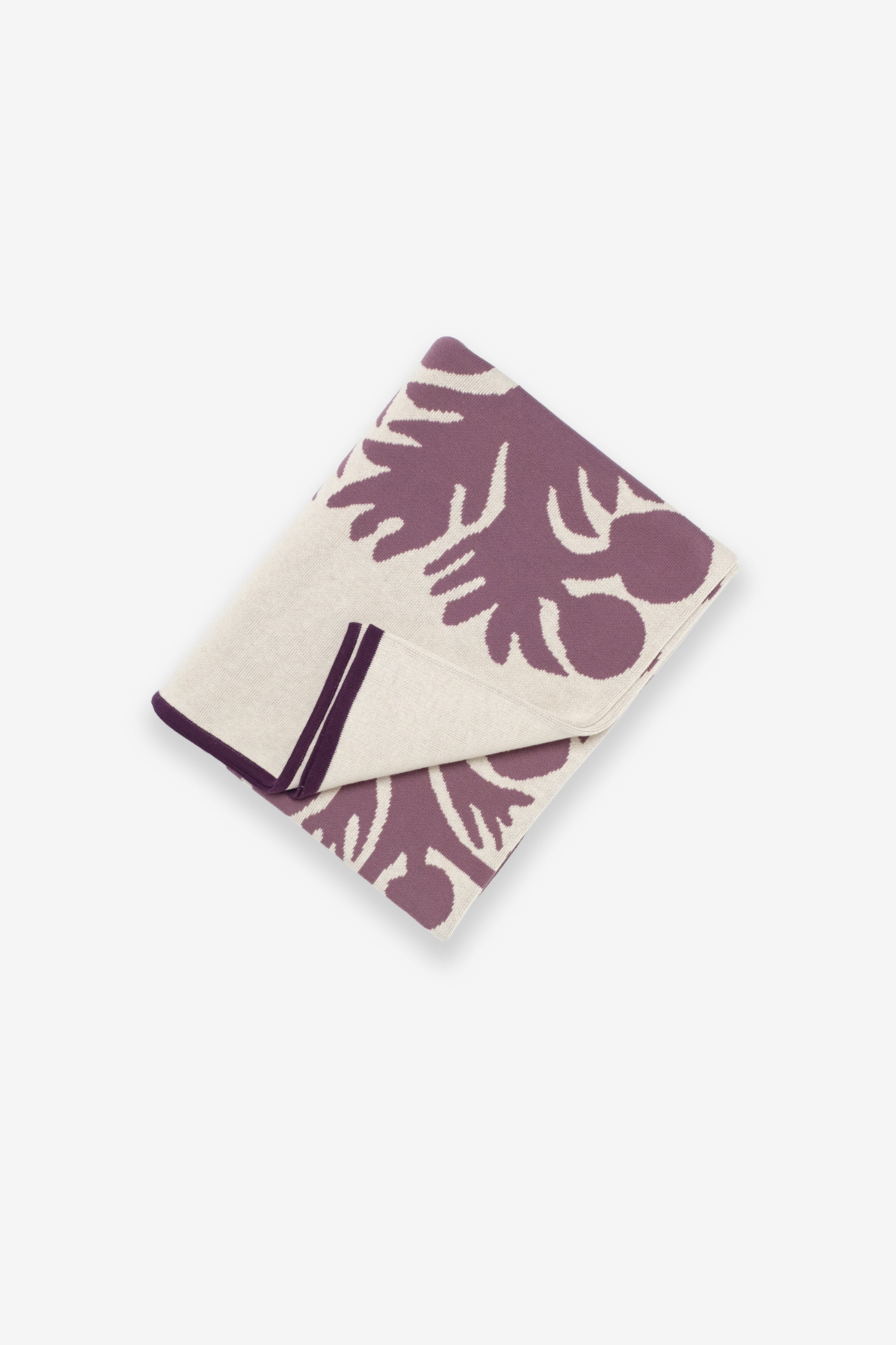 Jacquard Throw Blanket - ʻUlu - Purple