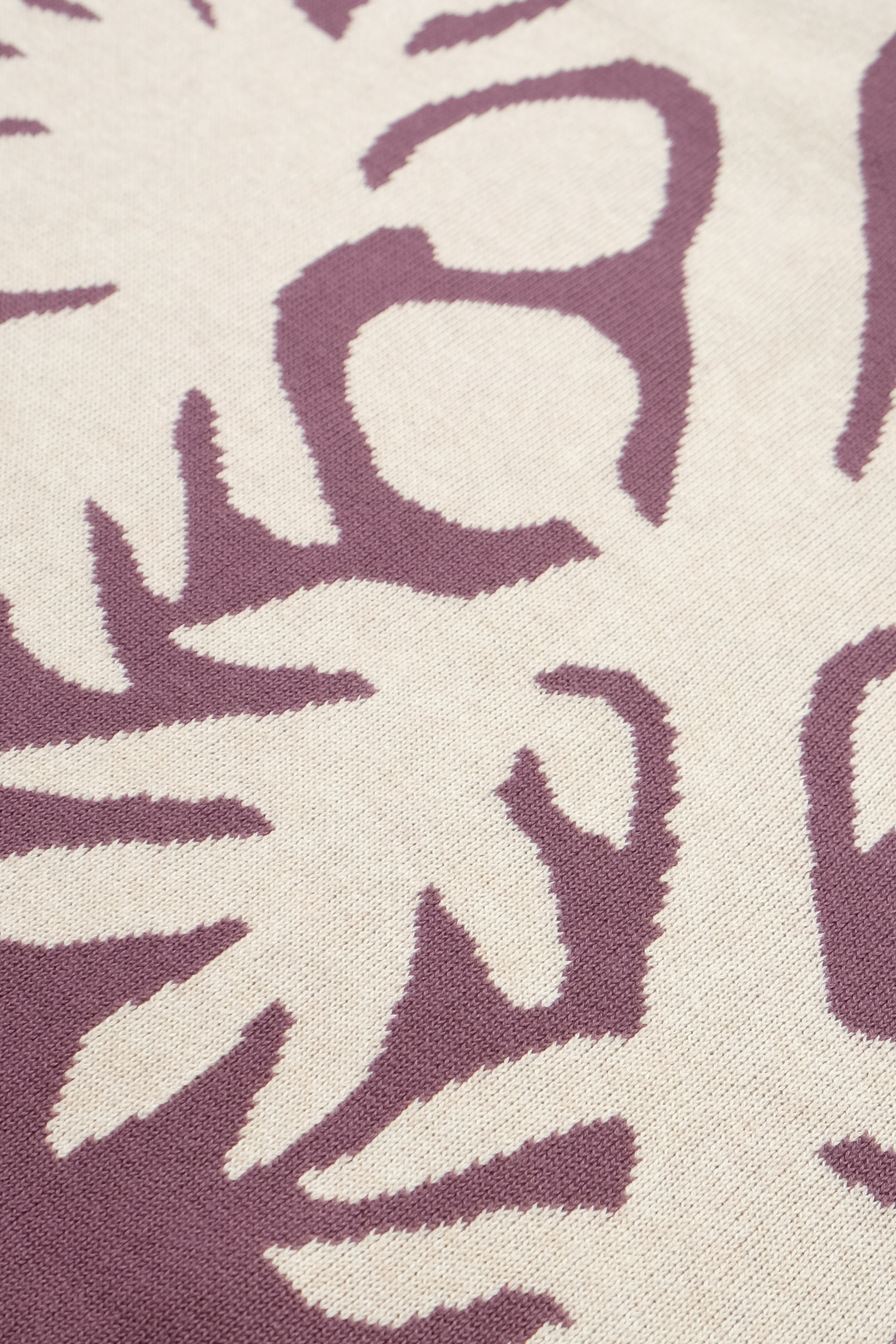 Jacquard Throw Blanket - ʻUlu - Purple