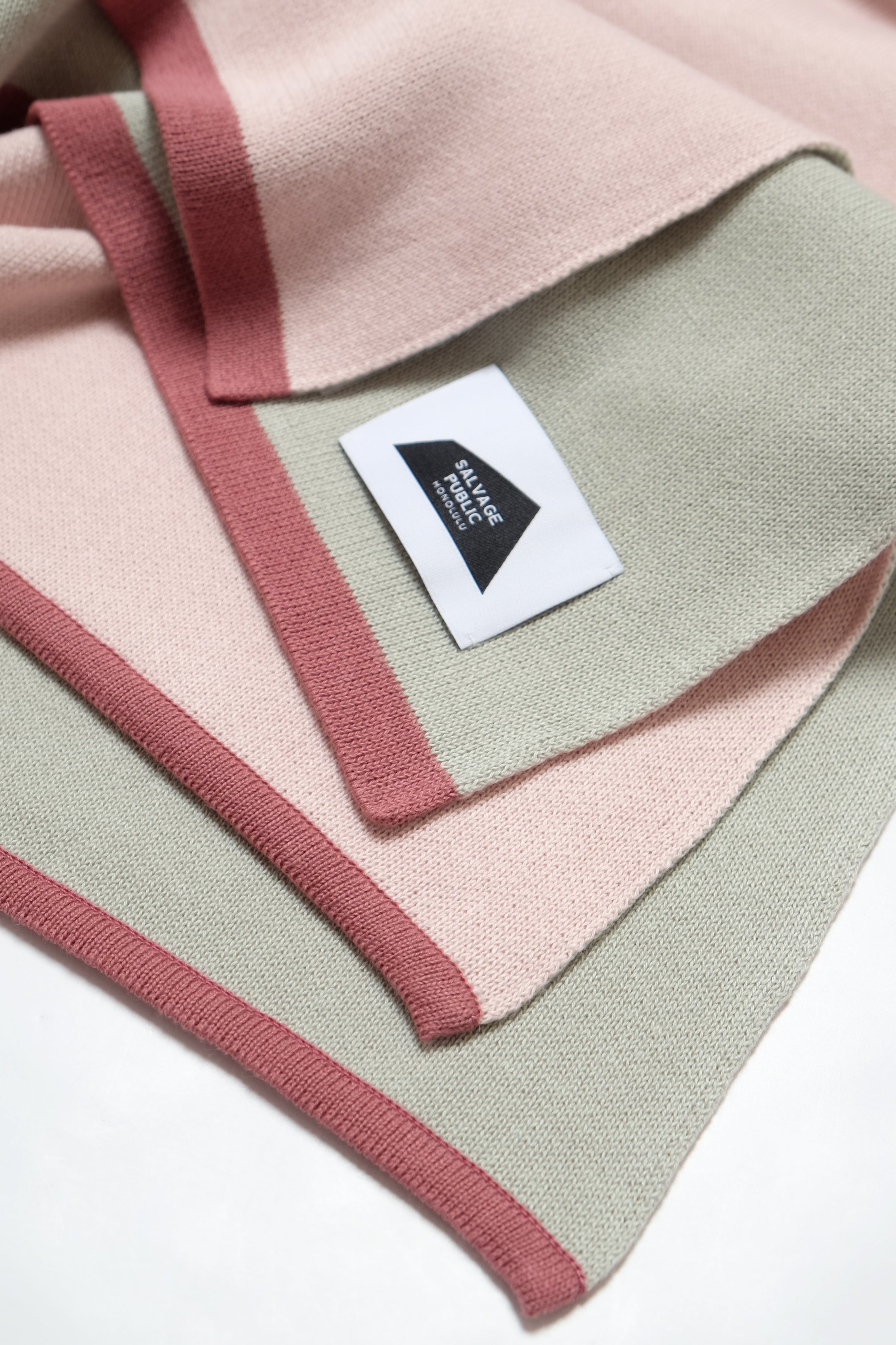 Jacquard Throw Blanket - Shaka - Clay