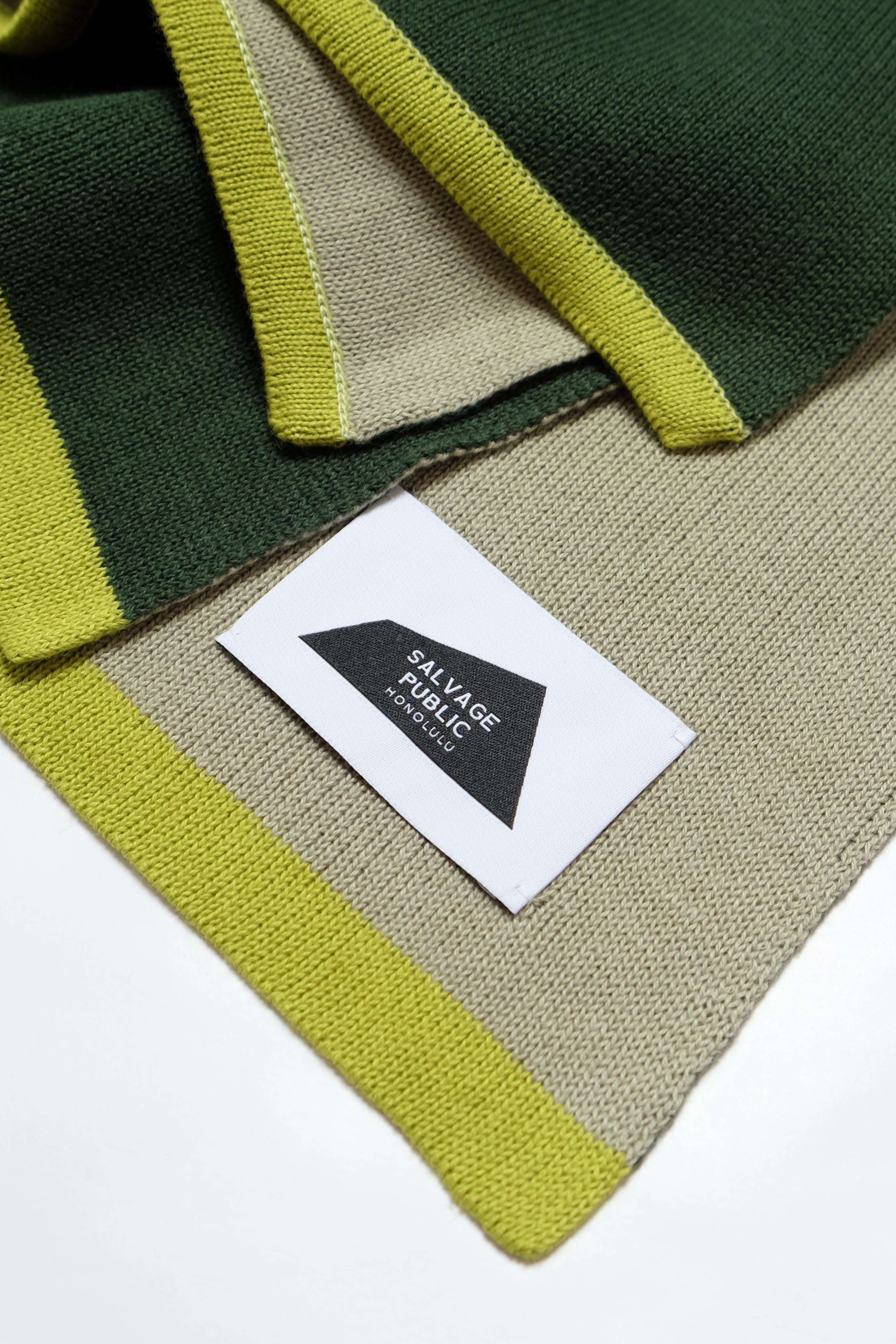 Jacquard Throw Blanket - Shaka - Green