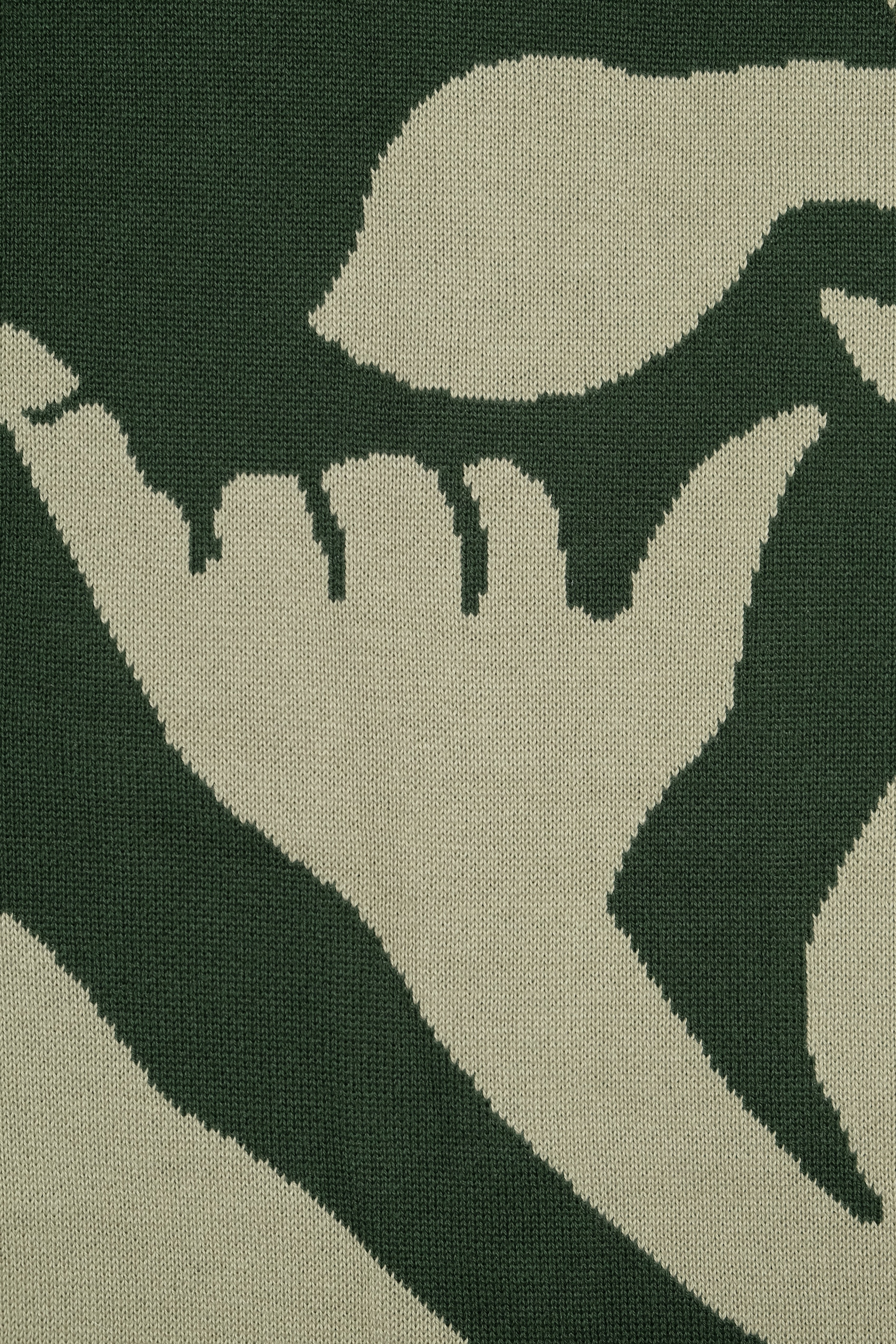 Jacquard Throw Blanket - Shaka - Green