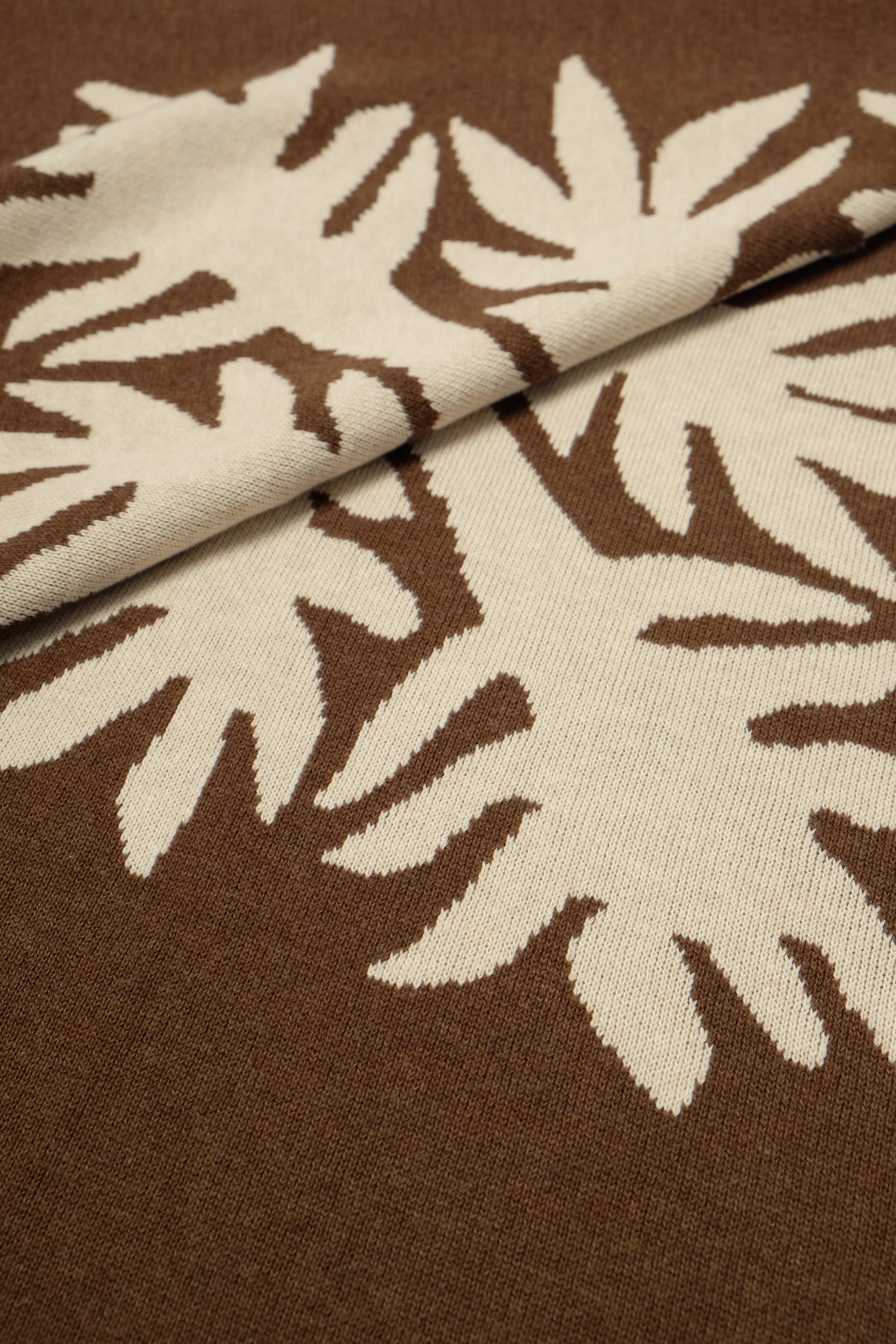 Jacquard Throw Blanket - ʻUlu - Heather Brown