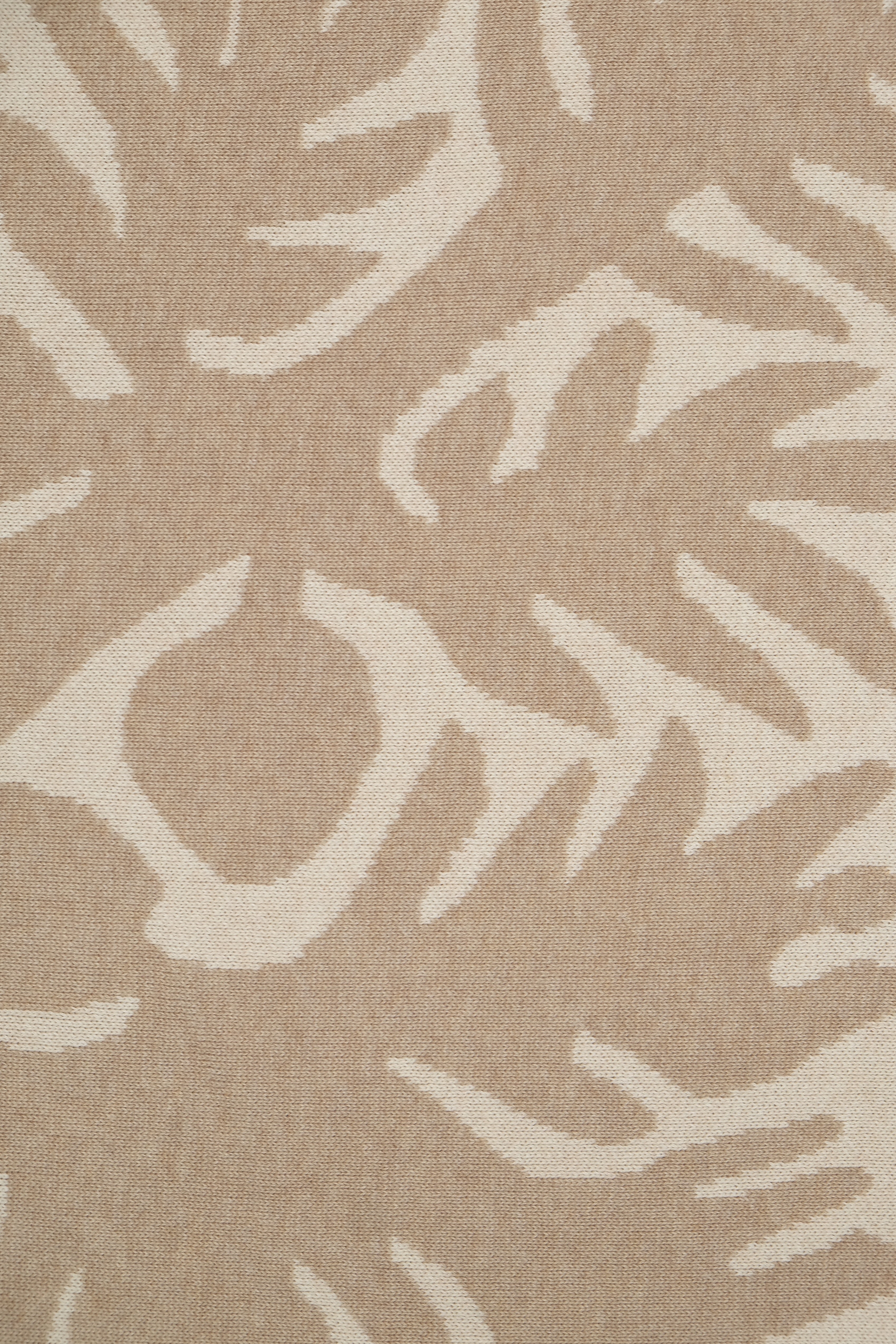 Jacquard Throw Blanket - ʻUlu - Natural