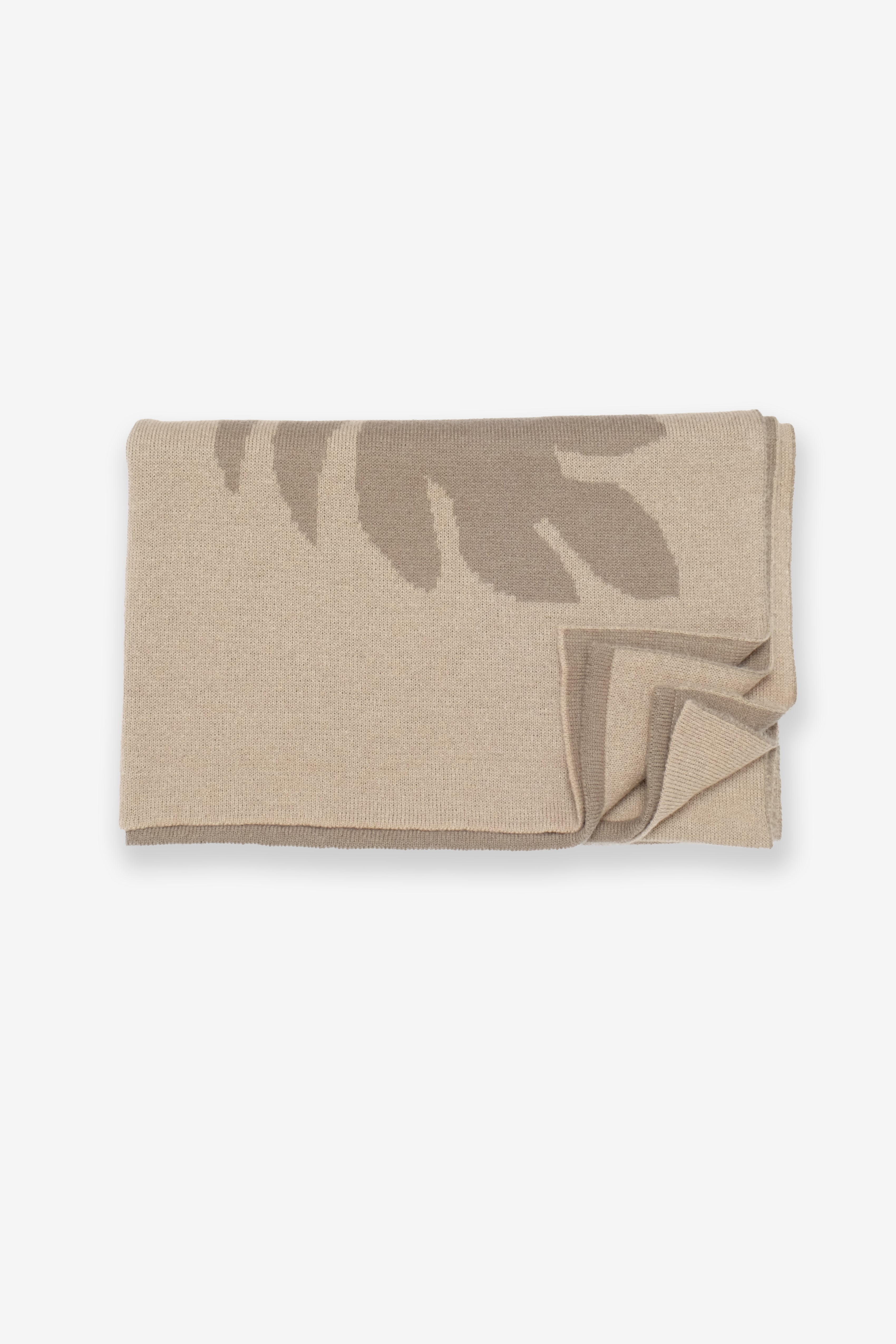 Wool/Mohair Throw Blanket - Lauaʻe - Natural