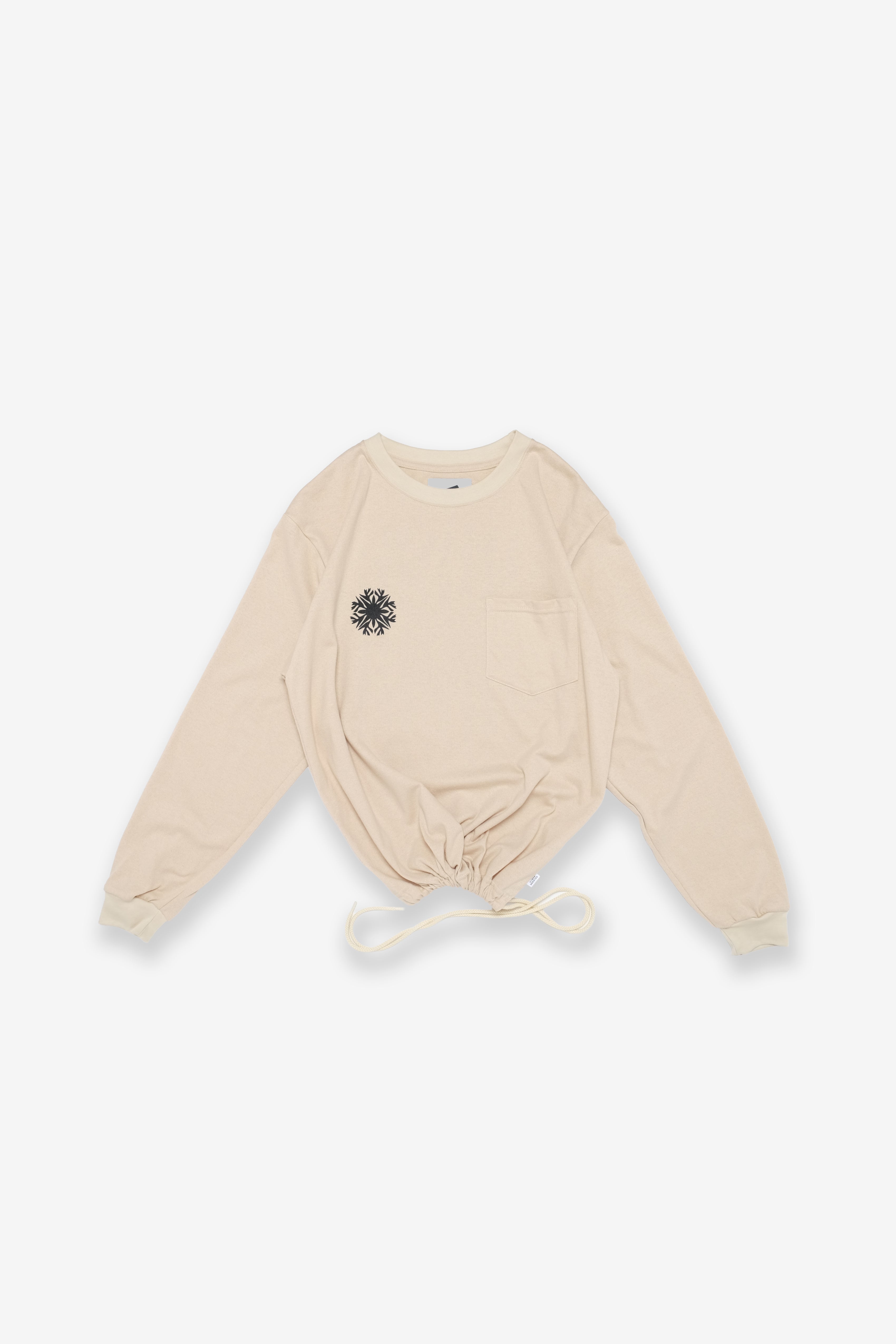 Longsleeve T-Shirt - Boucle Bird of Paradise - Sand
