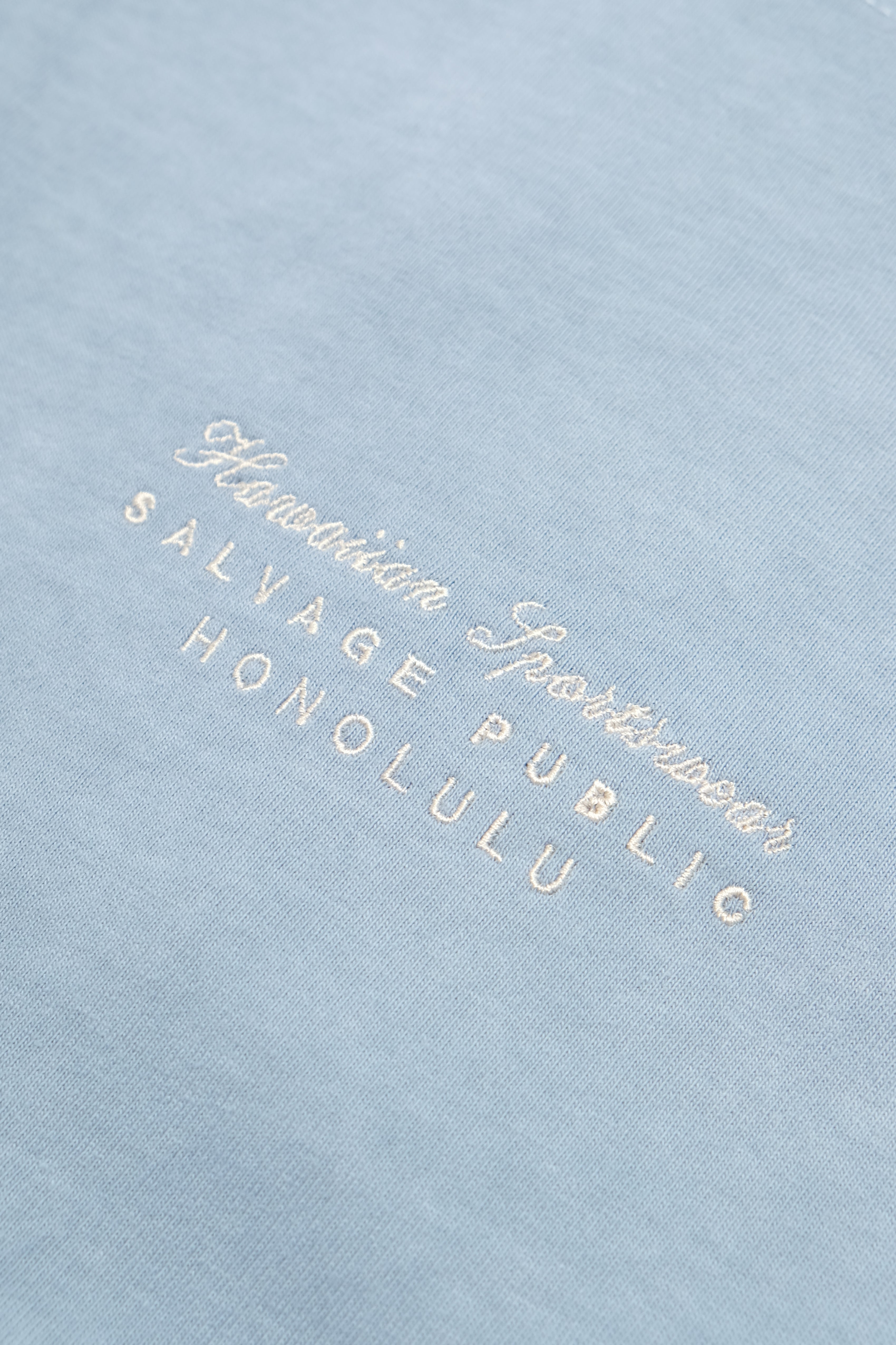 Longsleeve T-Shirt - Hawaiian Quilting - Blue