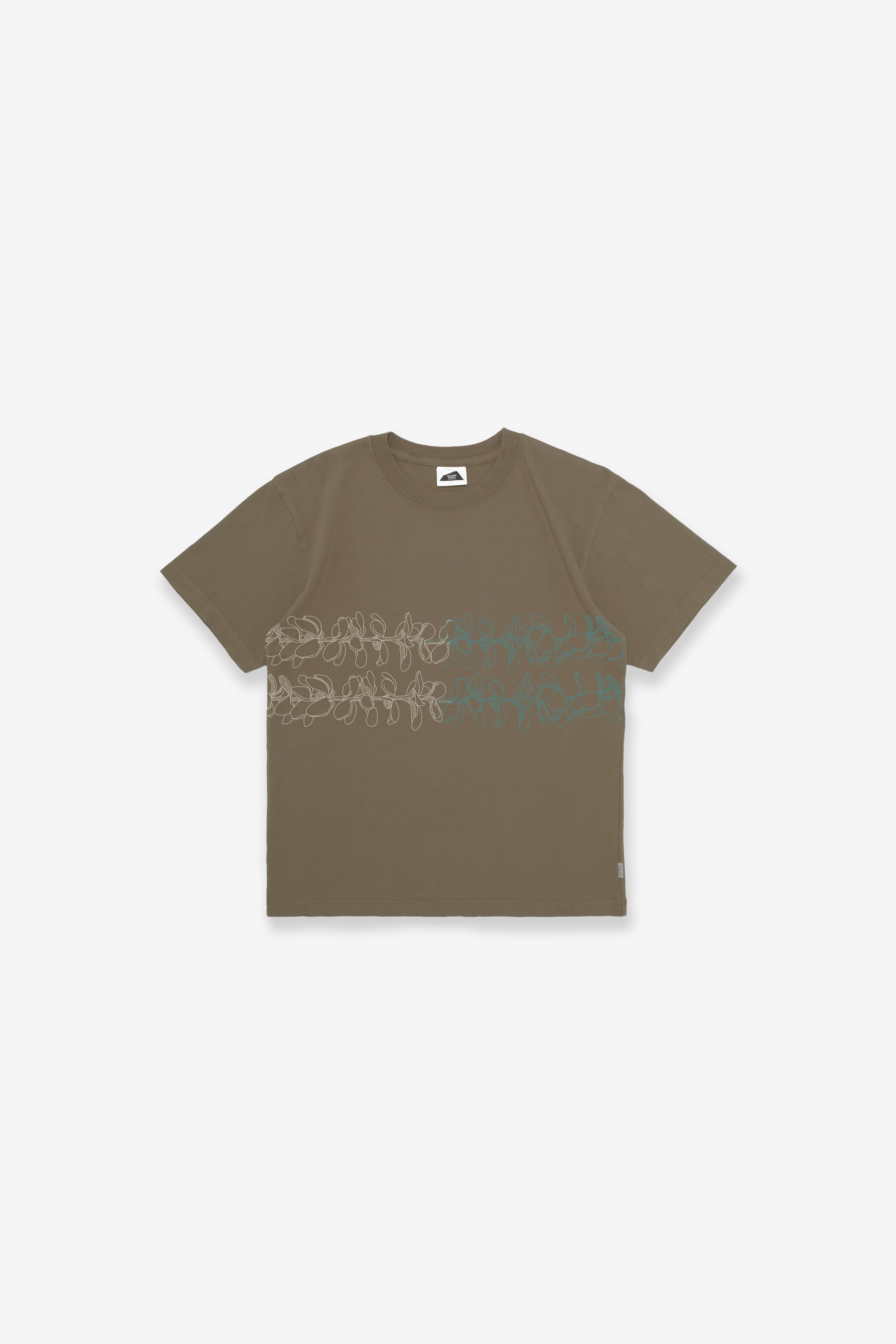 T-Shirt - Double Lei - Shiitake