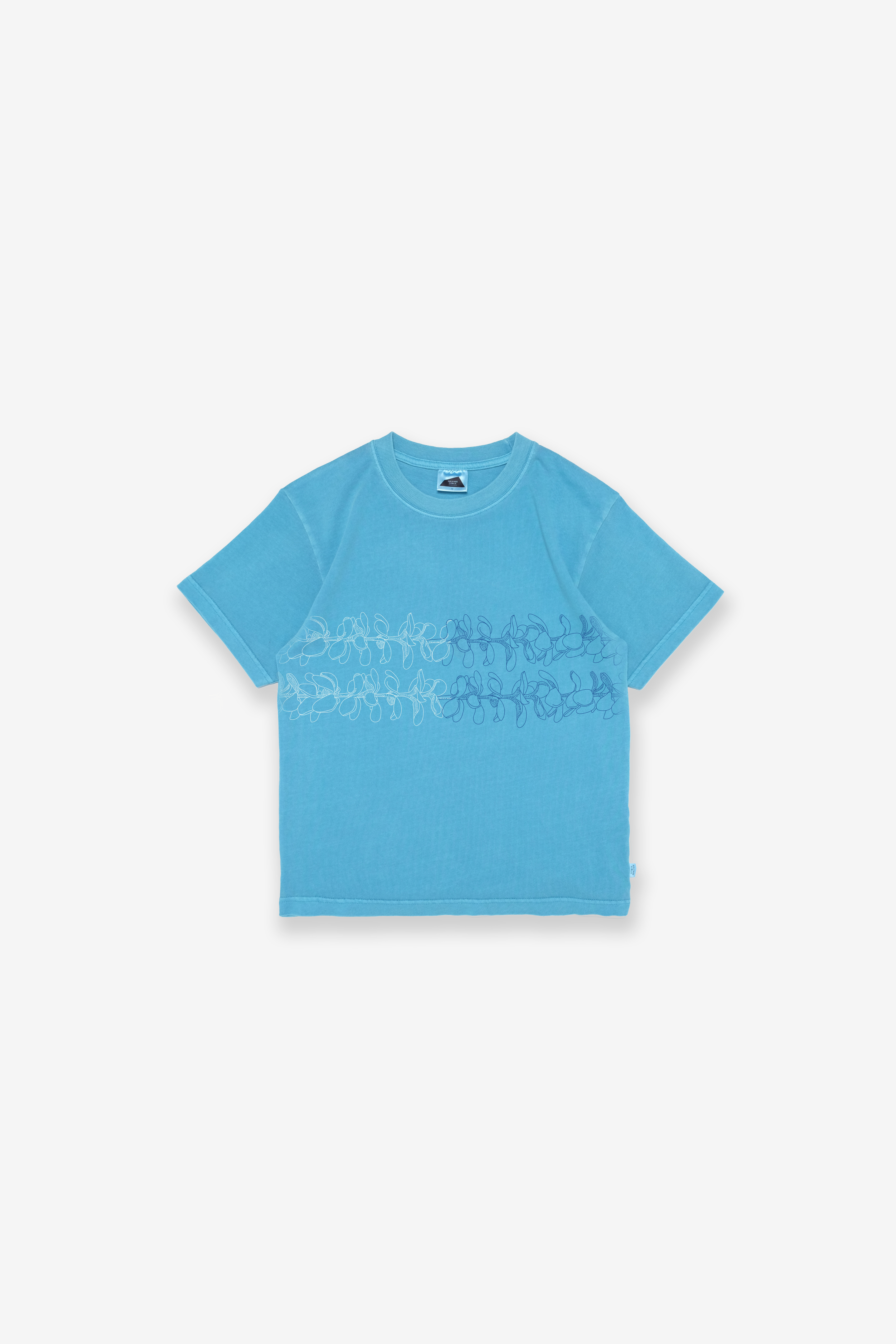 T-Shirt - Double Lei - Maui Blue