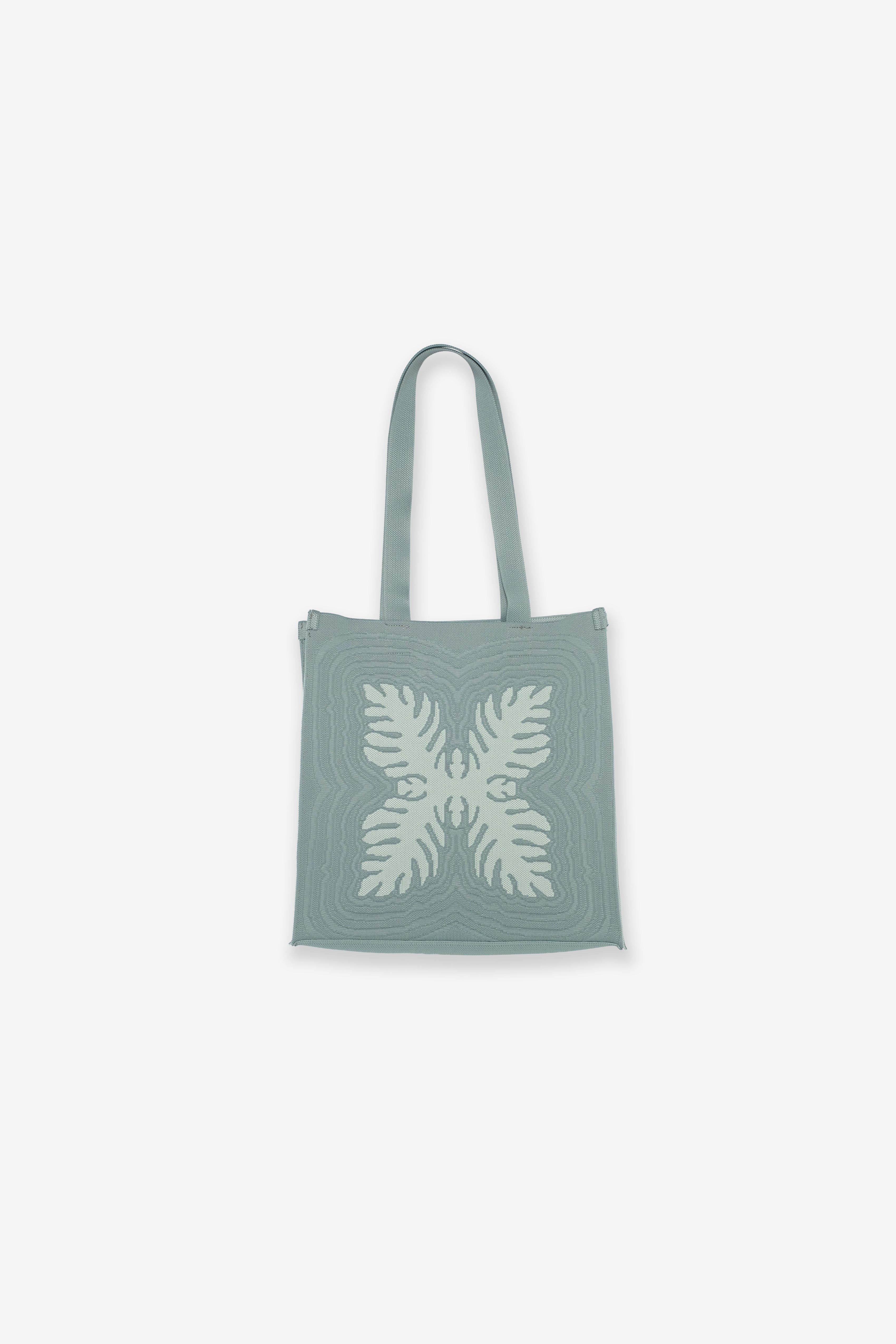 Jacquard Knit Market Bag - Lauaʻe - Sage