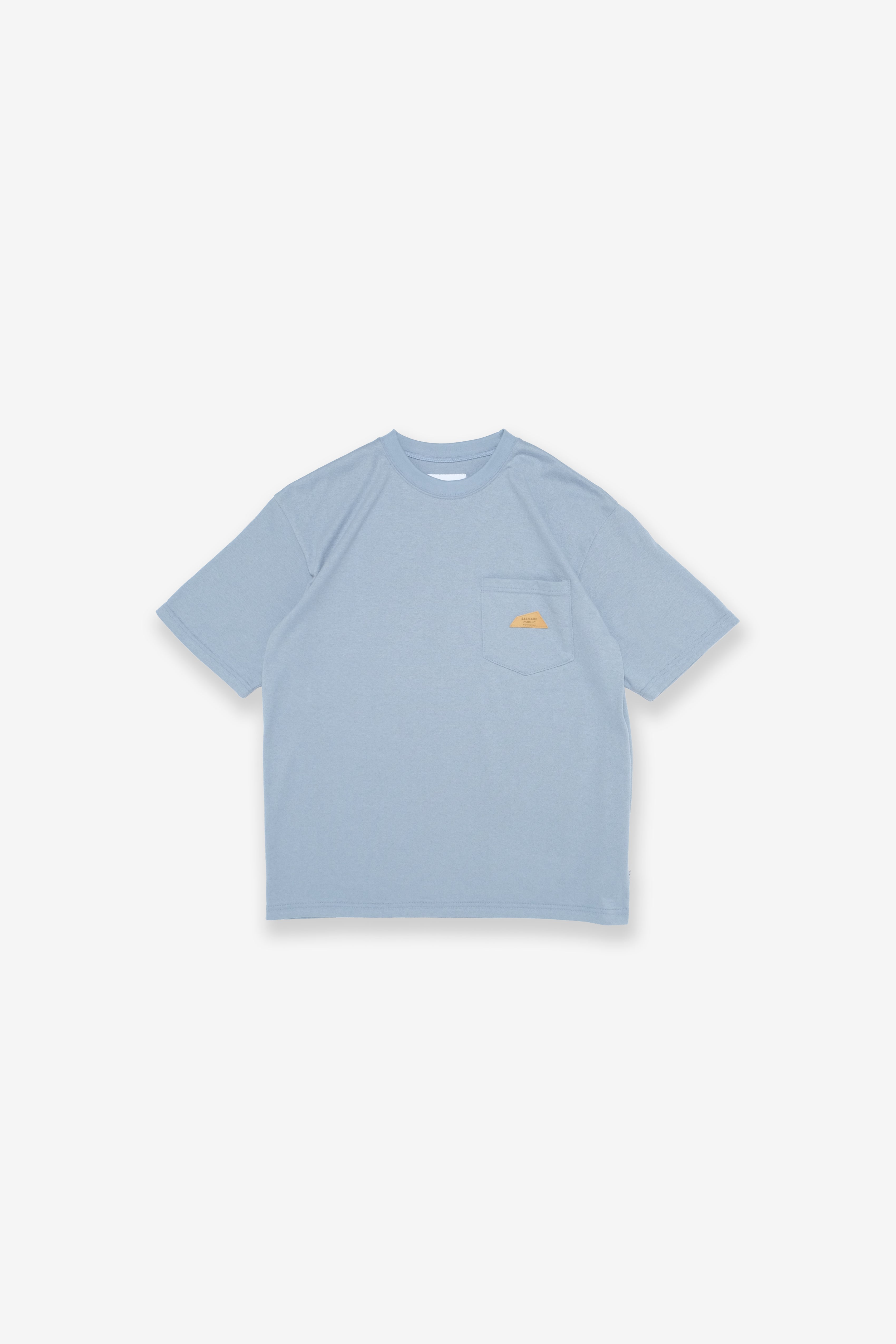 Pocket T-Shirt - Boucle - Blue