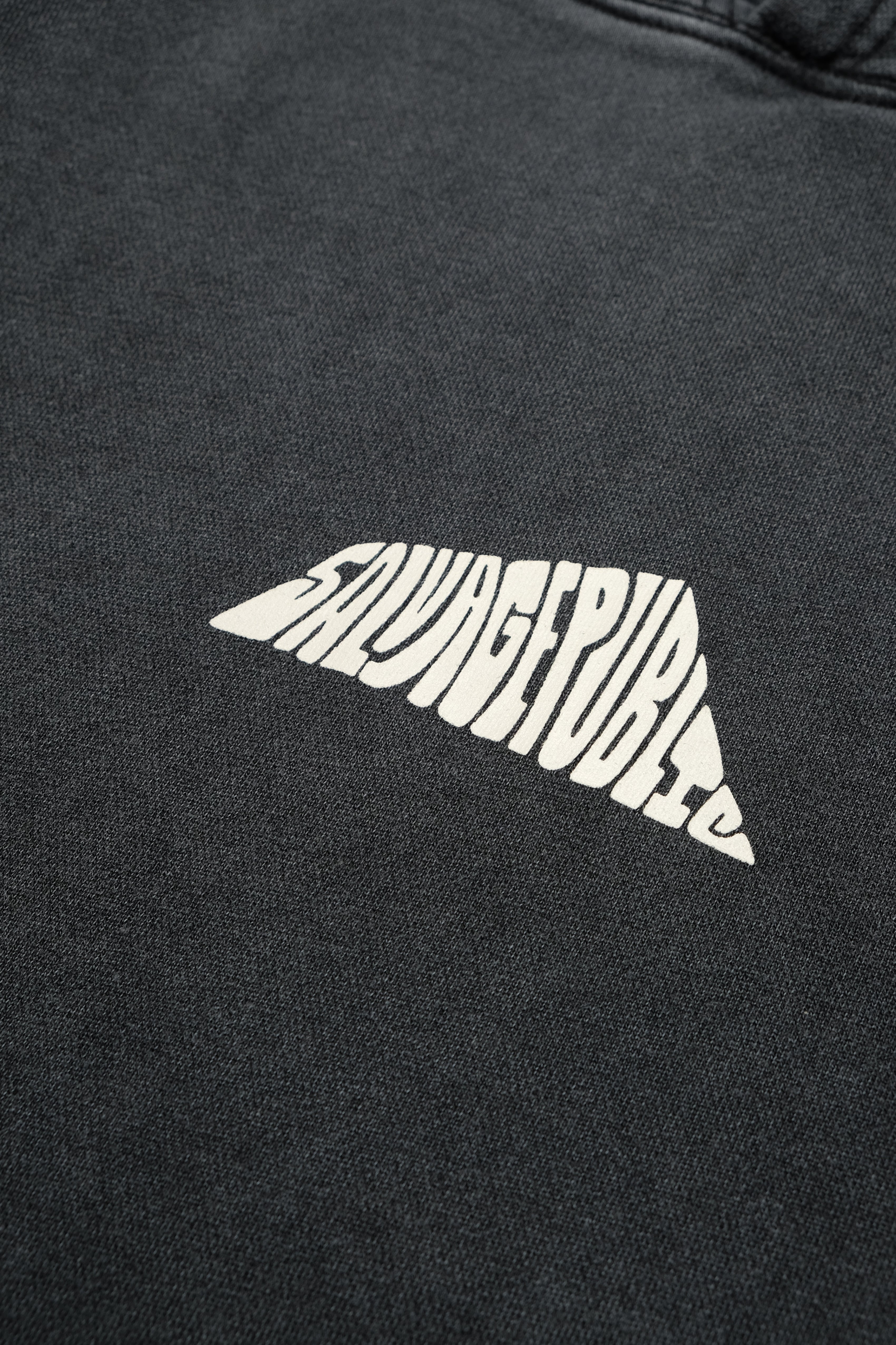 Beach Hoodie - Hand-Drawn - Black