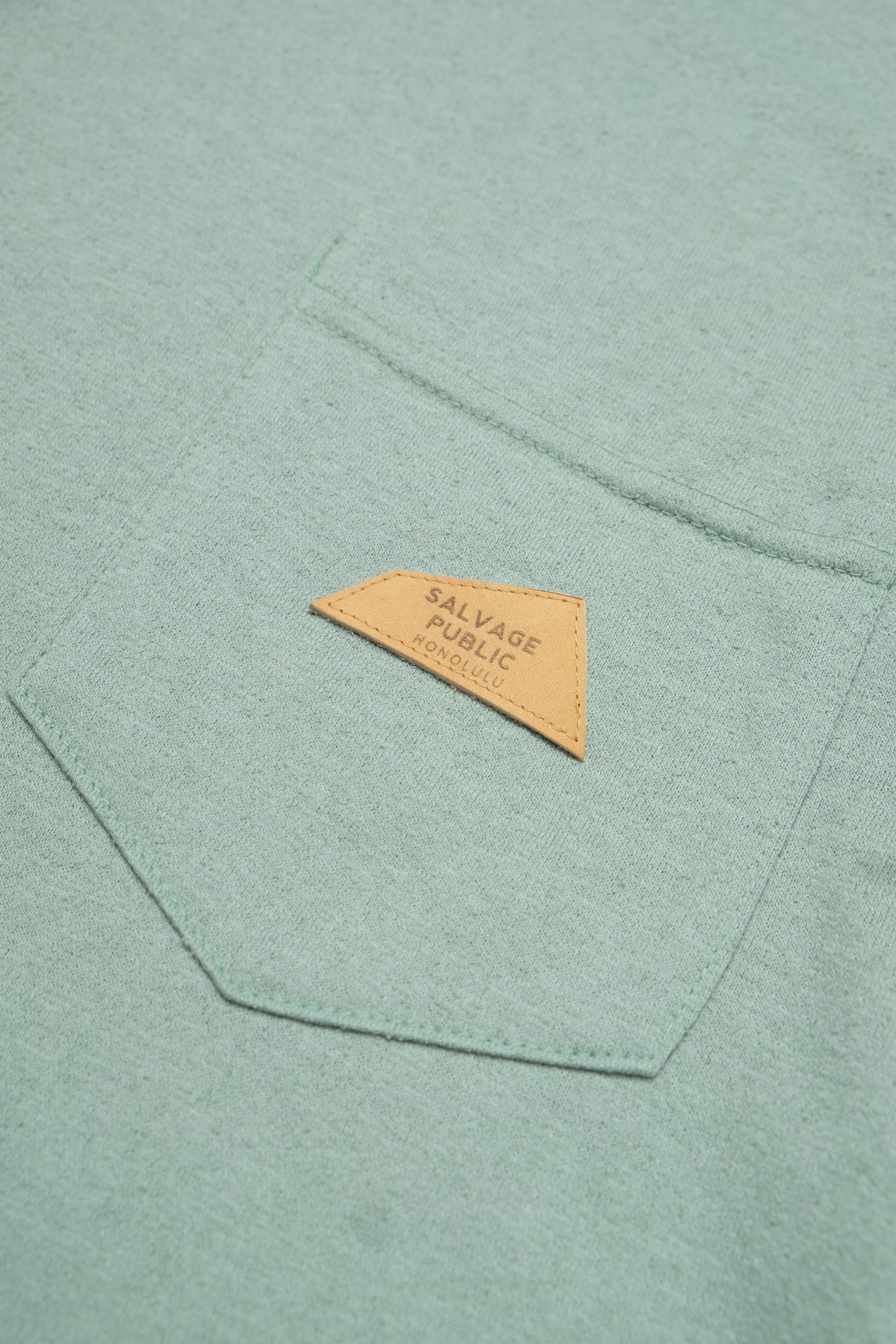 Pocket T-Shirt - Boucle - Sage