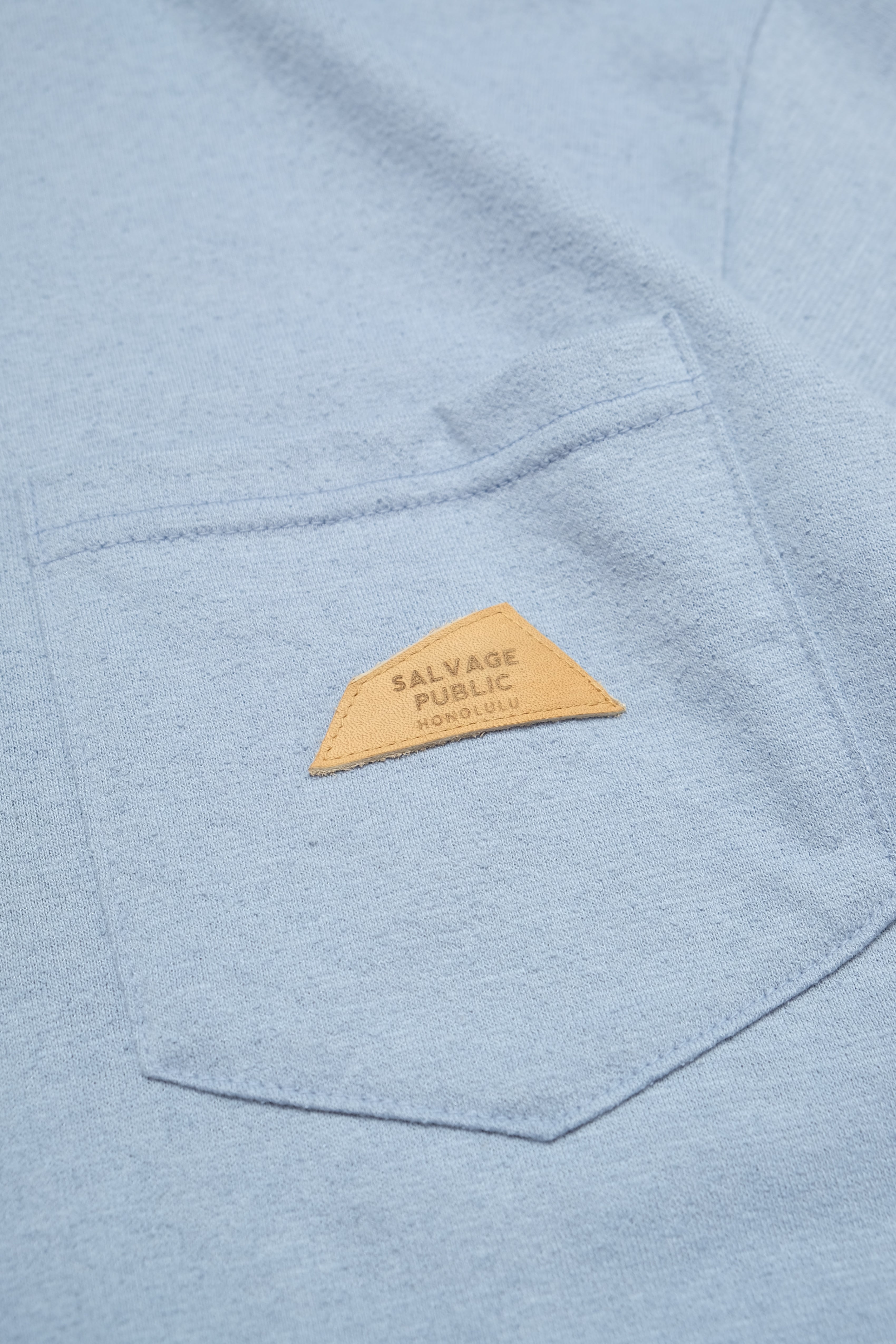 Pocket T-Shirt - Boucle - Blue