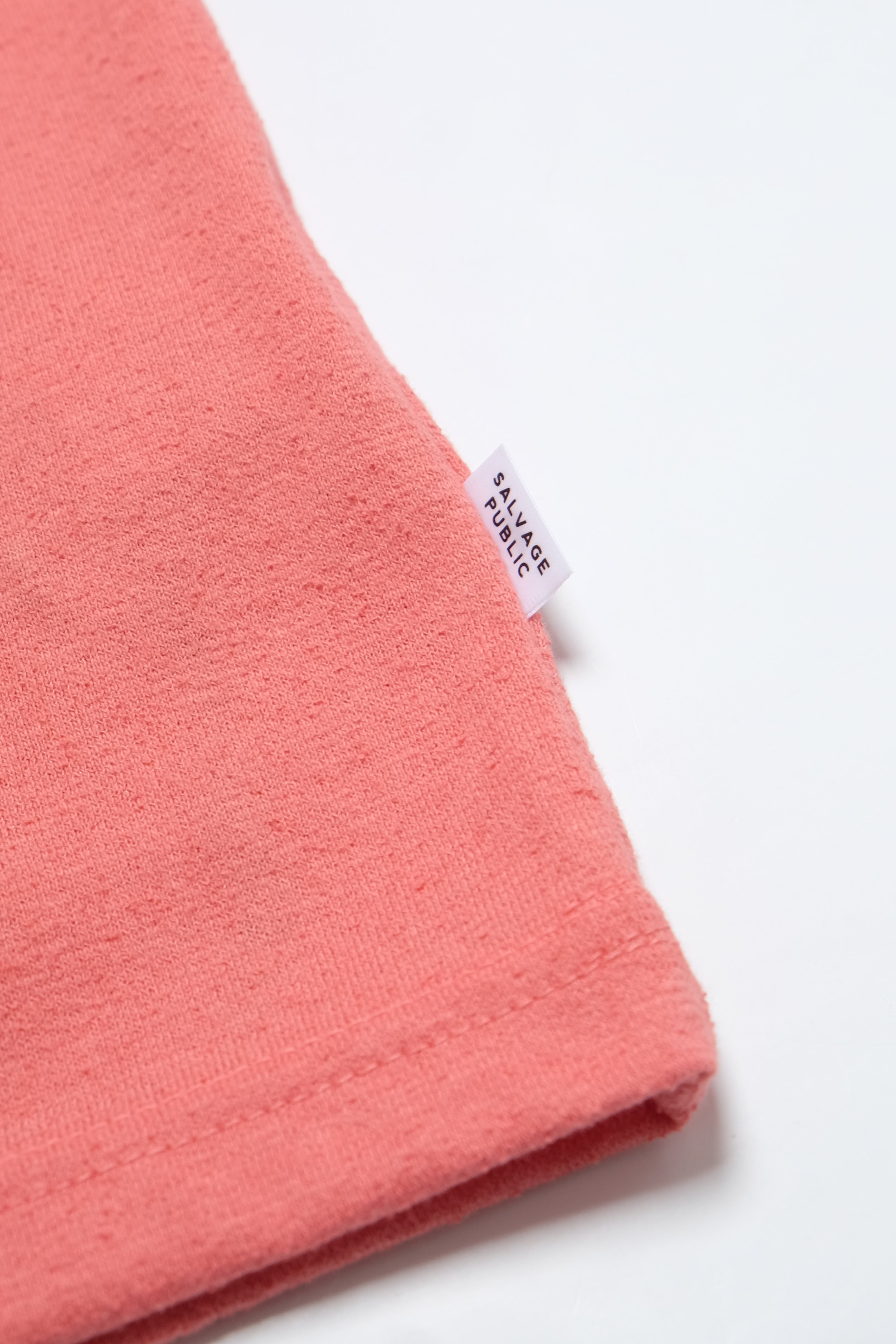 Pocket T-Shirt - Boucle - Coral