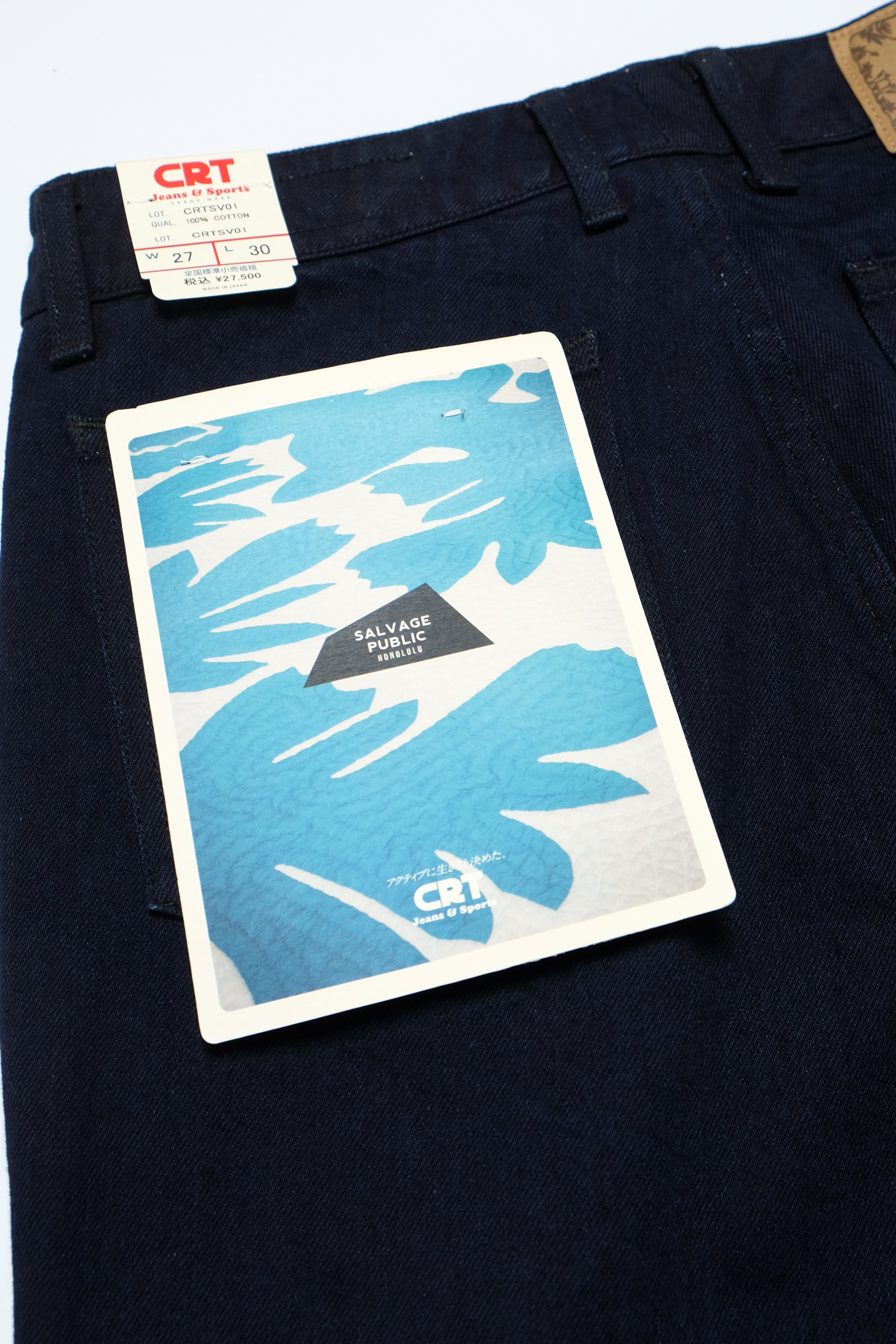 Salvage Public x CRT - Black Indigo