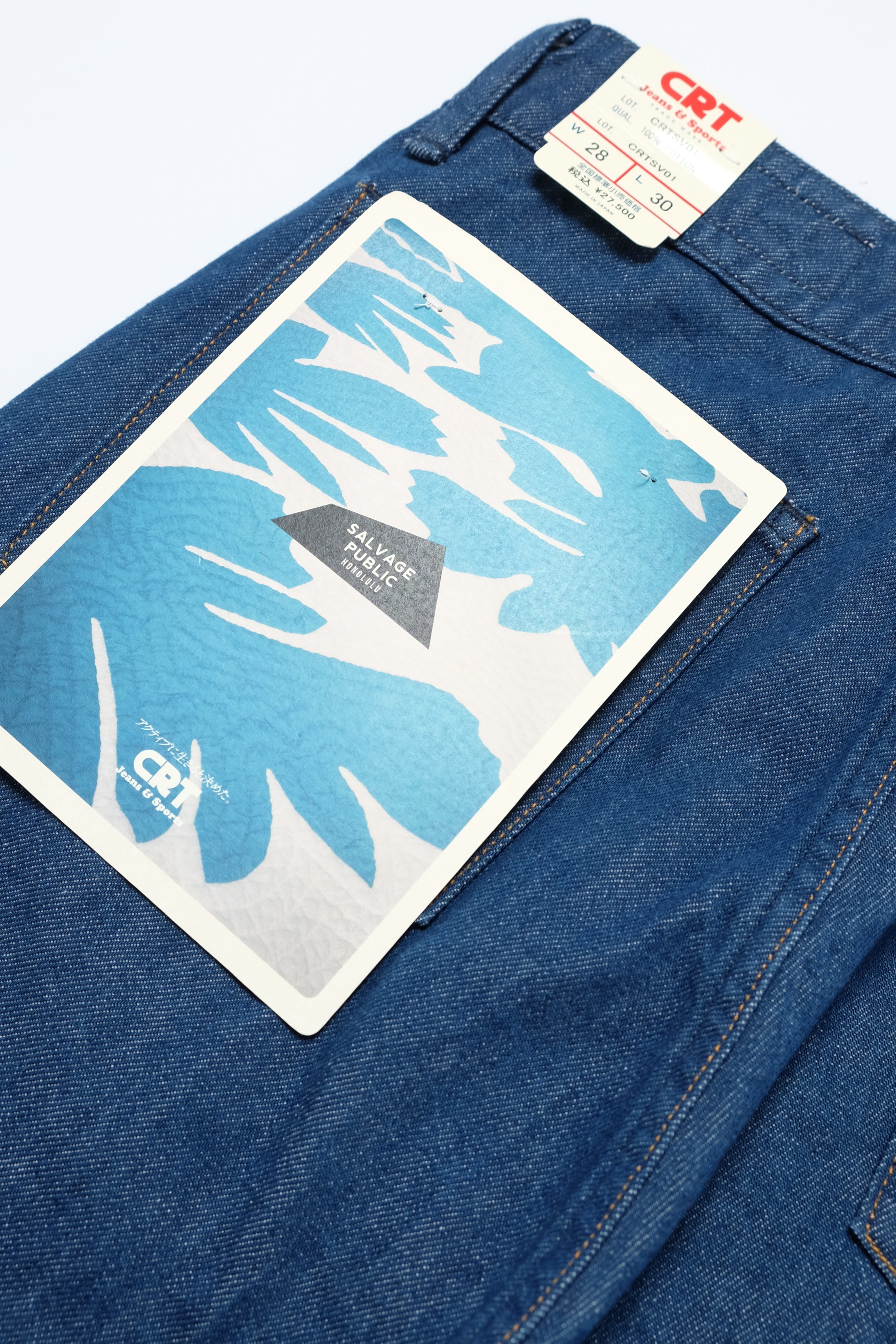 Salvage Public x CRT - Blue Indigo