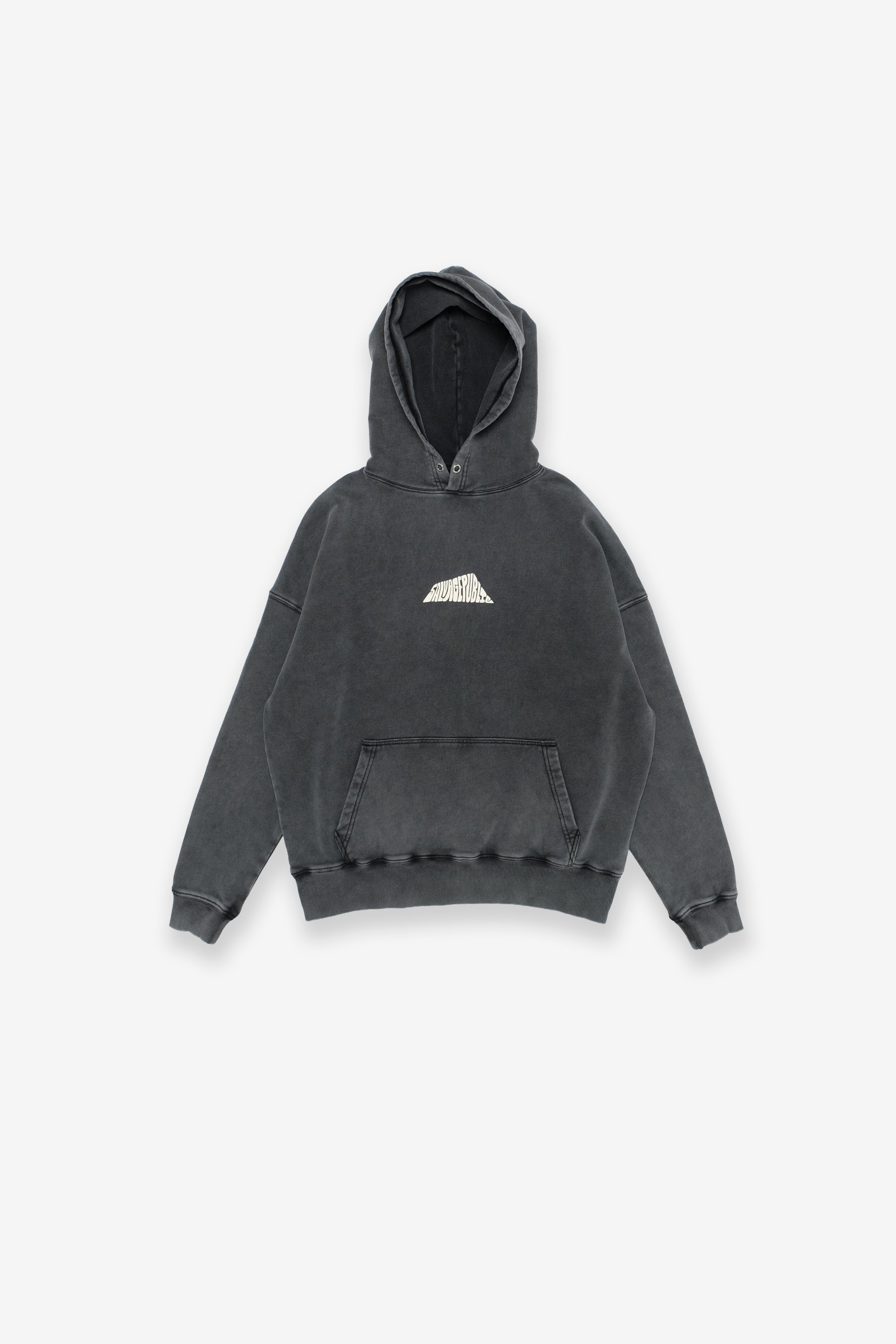 Beach Hoodie - Hand-Drawn - Black