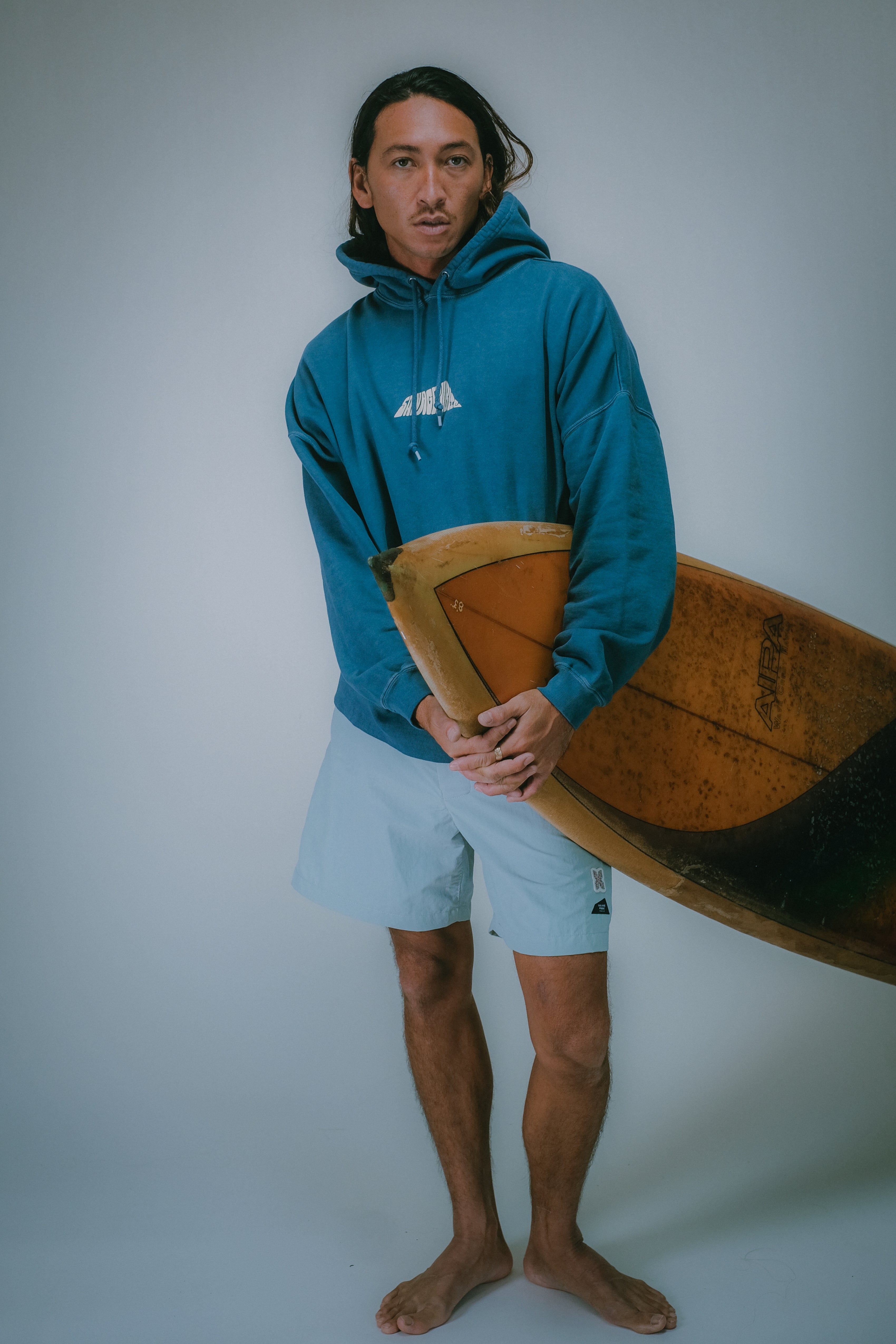 Beach Hoodie - Hand-Drawn - Black