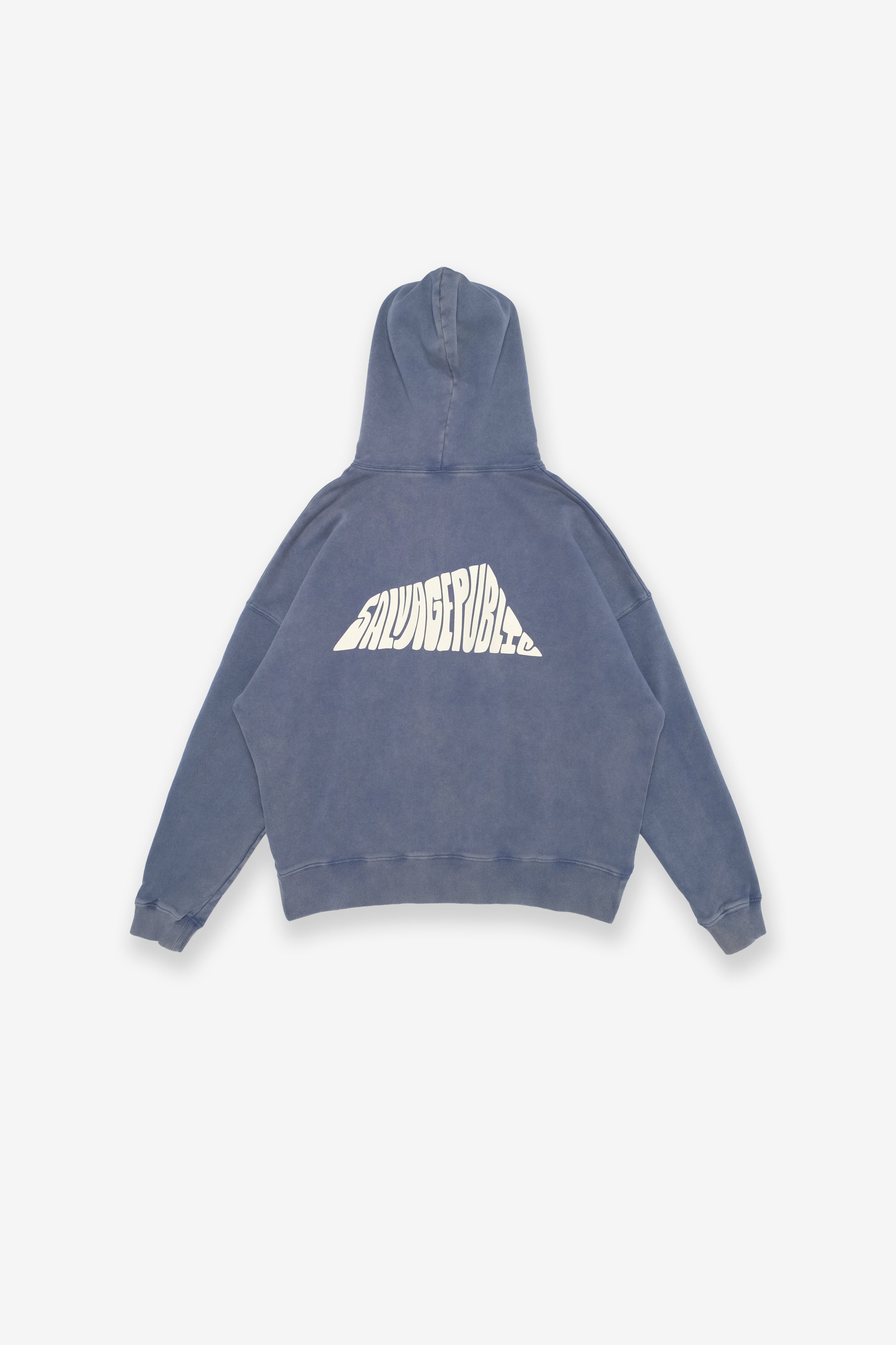 Beach Hoodie - Hand-Drawn - Stone Blue
