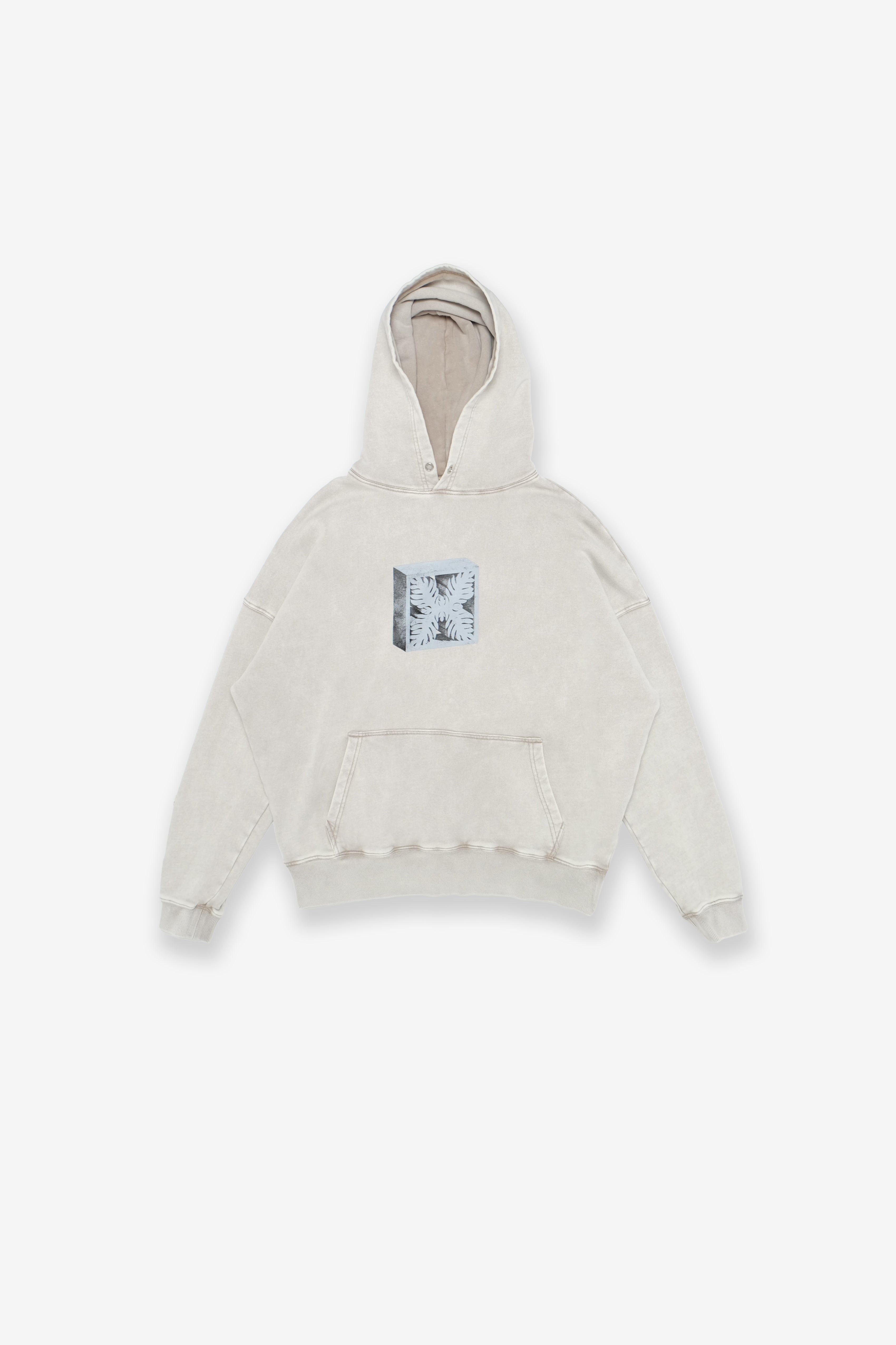 Beach Hoodie - Breezeblock - White Sand