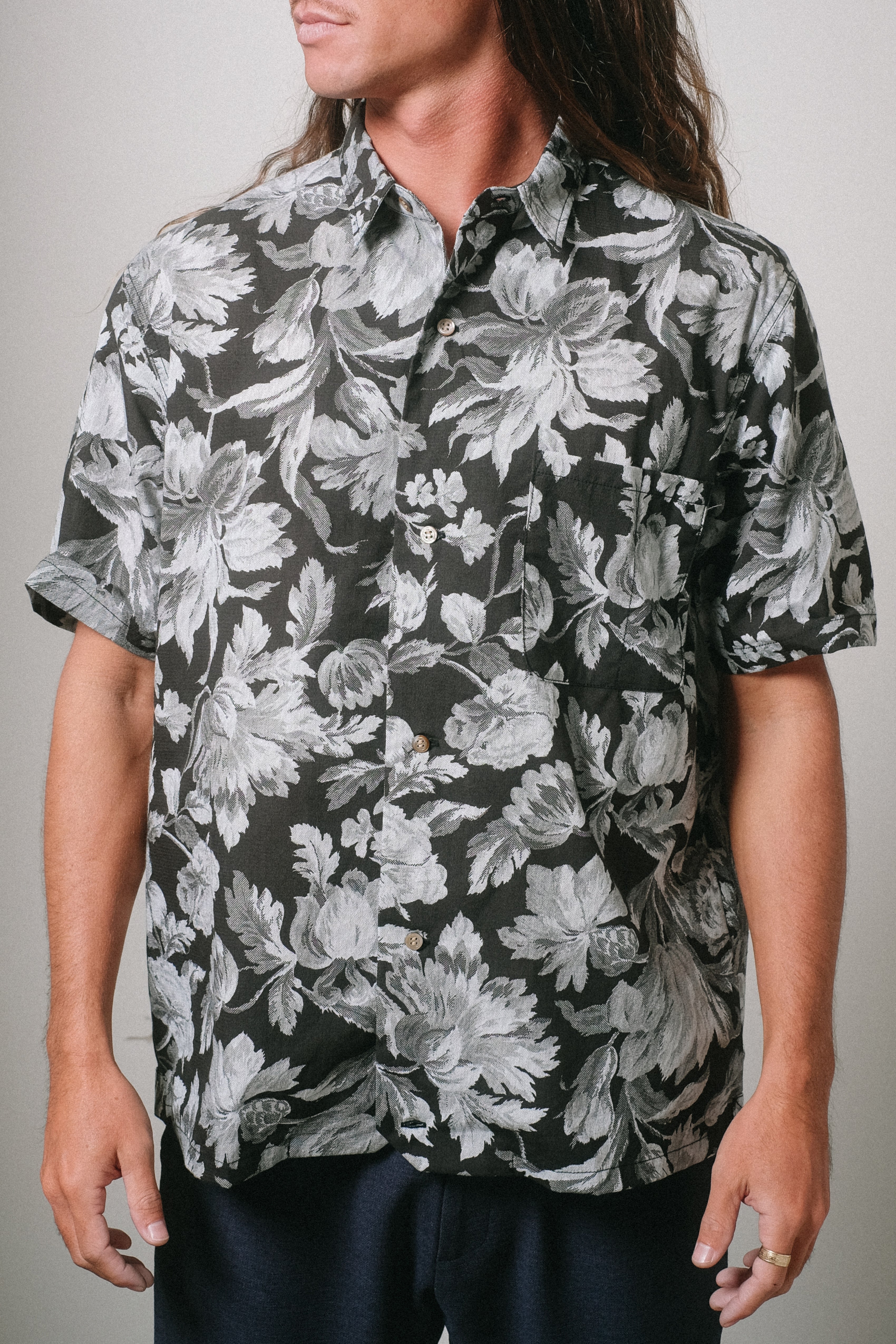Hapa Jac Shirt - Halftone Black