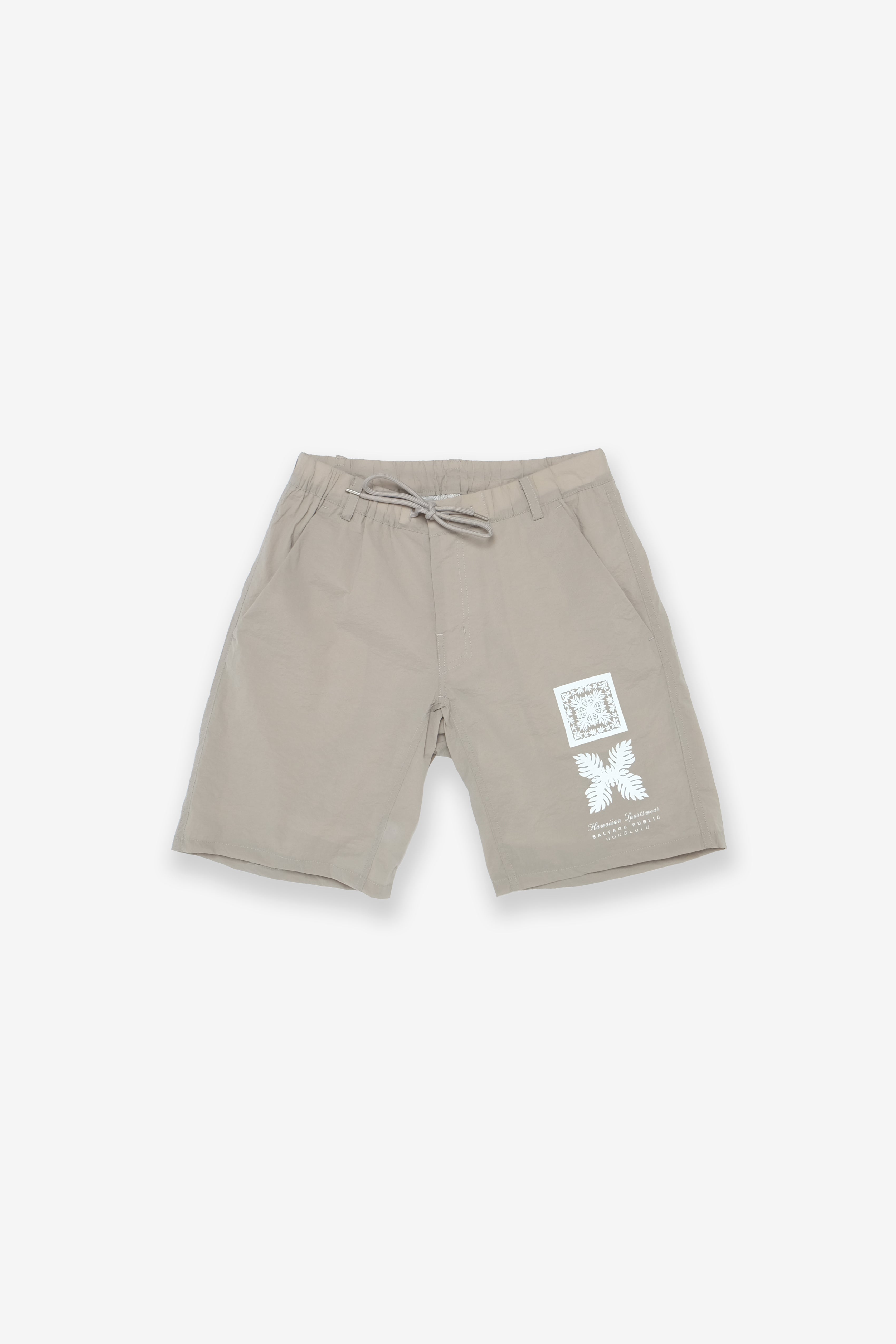 Herbert Paper Nylon Shorts - Greige