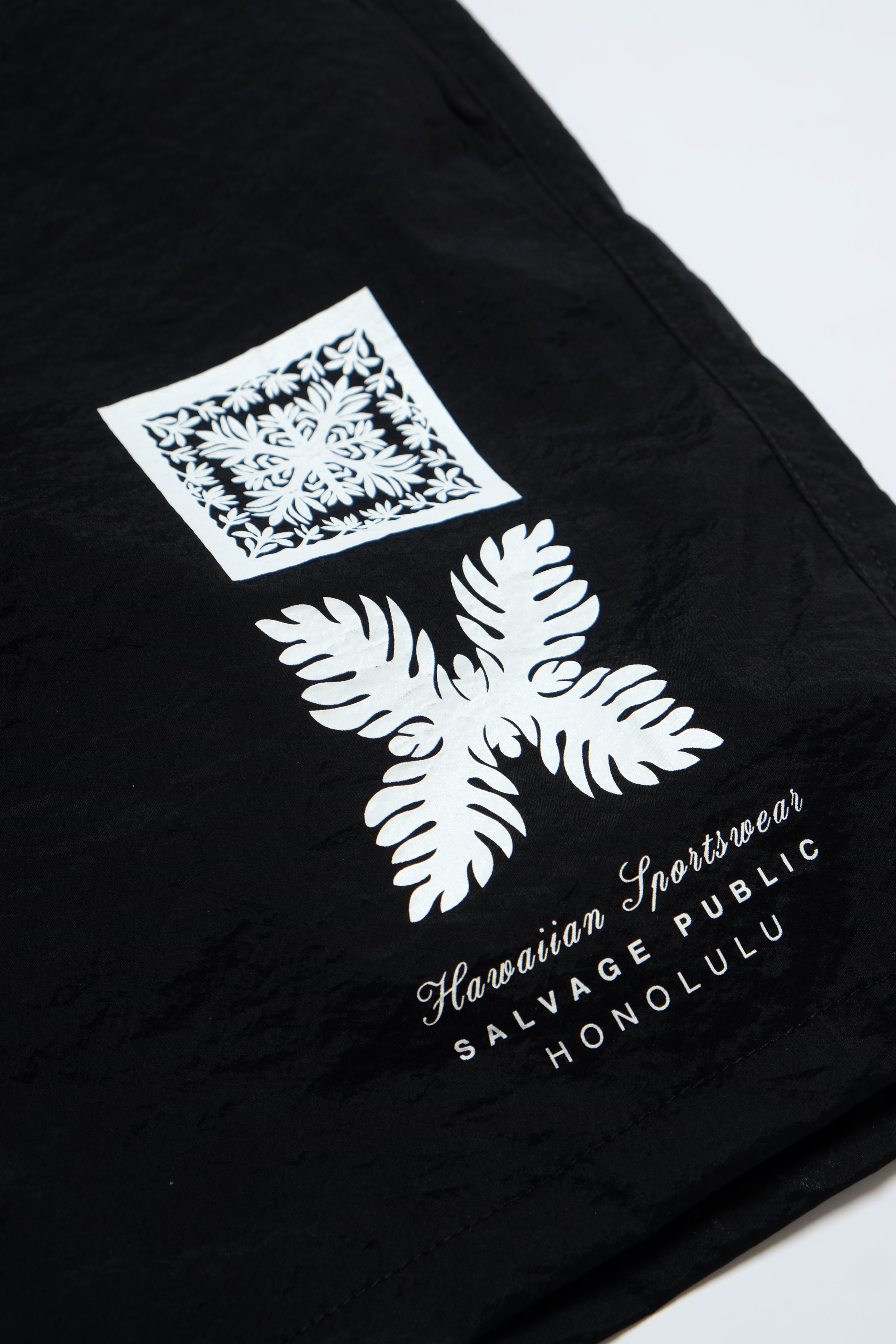 Herbert Paper Nylon Shorts - Black