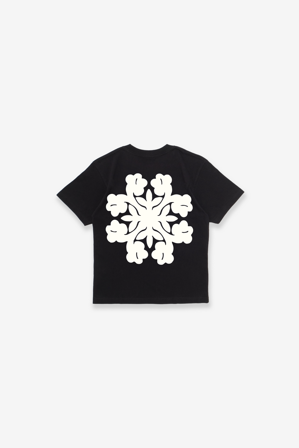 T-Shirt - Hibiscus - Black