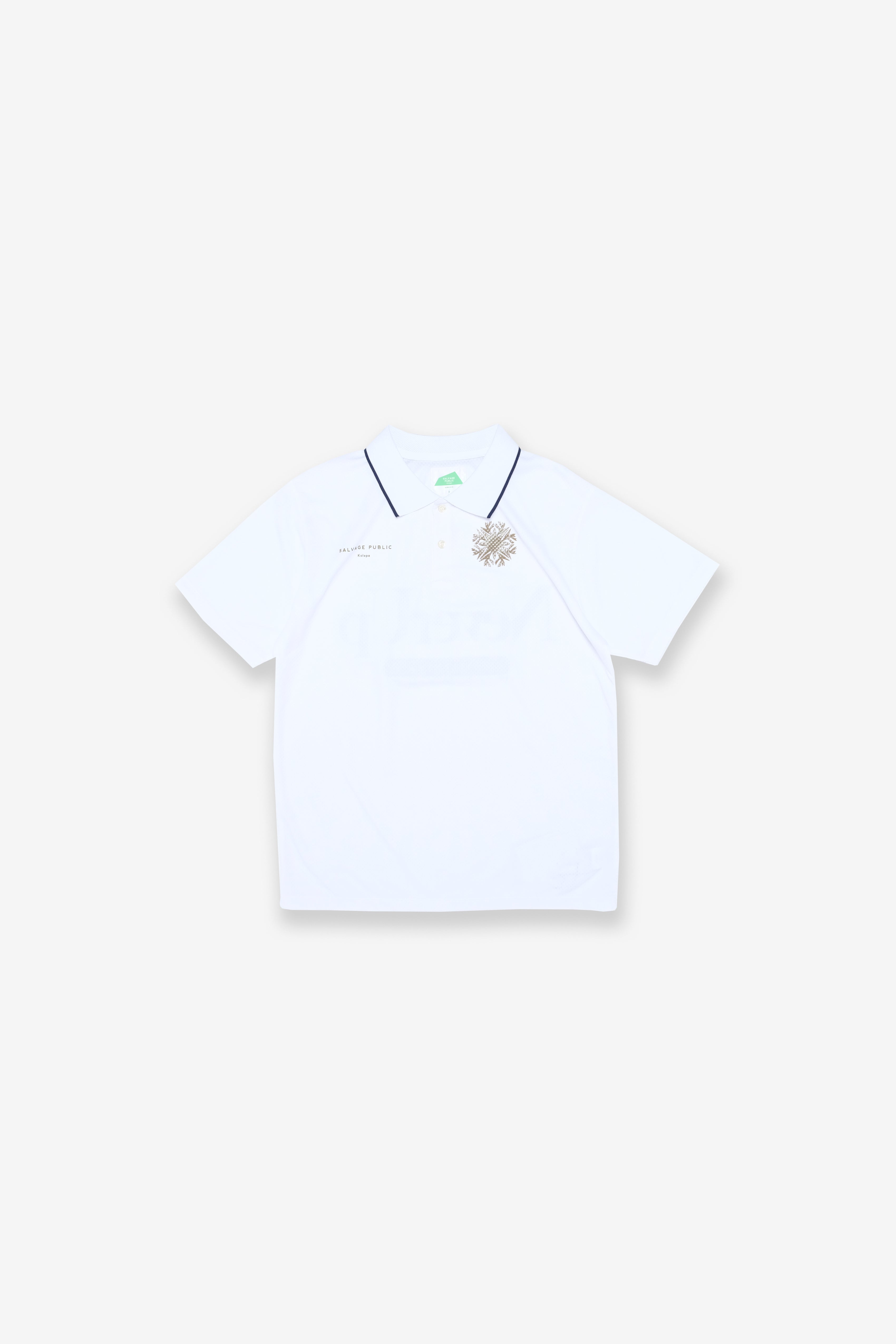 Hunakai Mesh Polo - Never Up - White