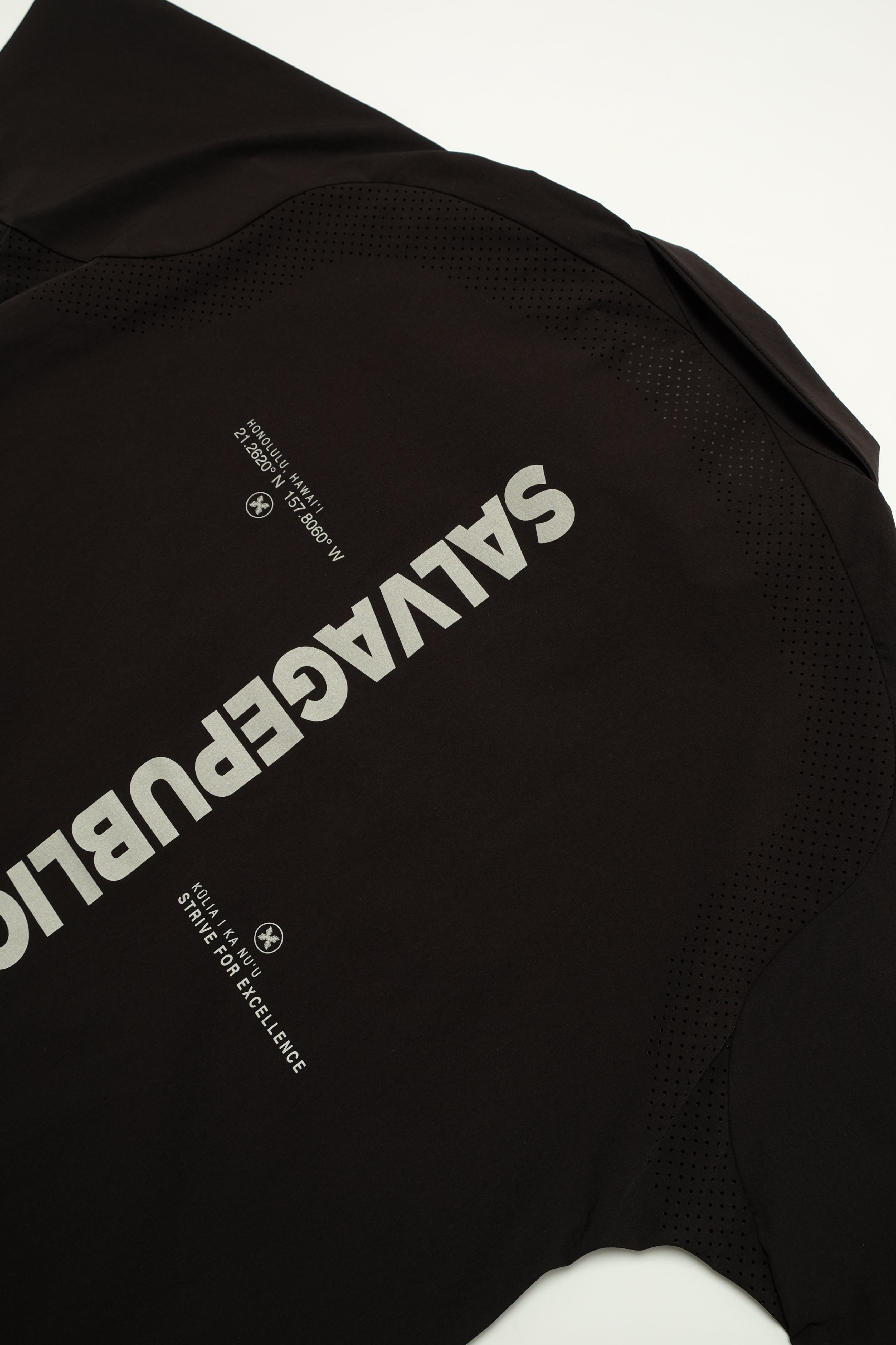 Kamakeʻe Tech Polo - Black