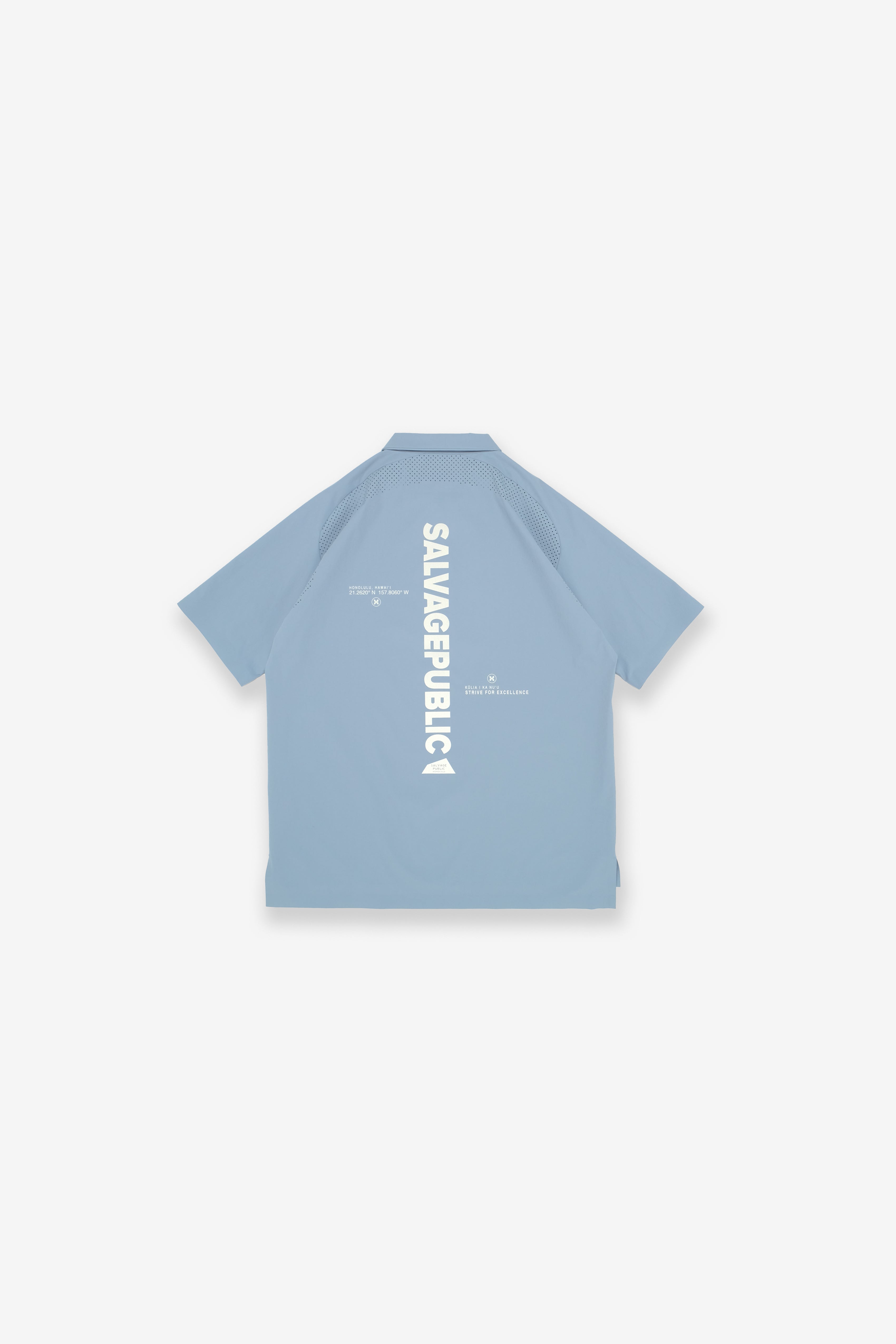 Kamakeʻe Tech Polo - Blue