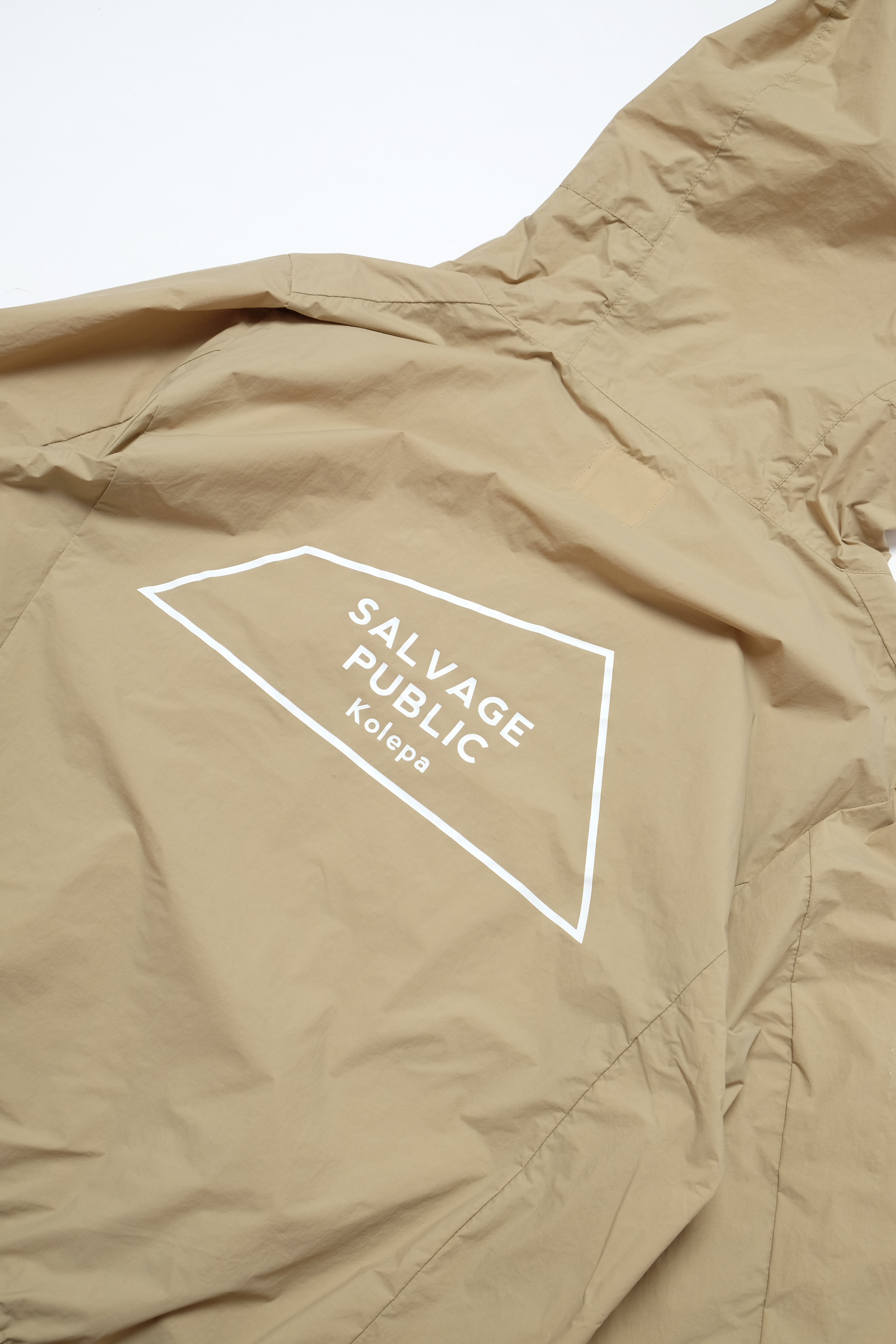 Hayden Nylon Zip Jacket - Sand
