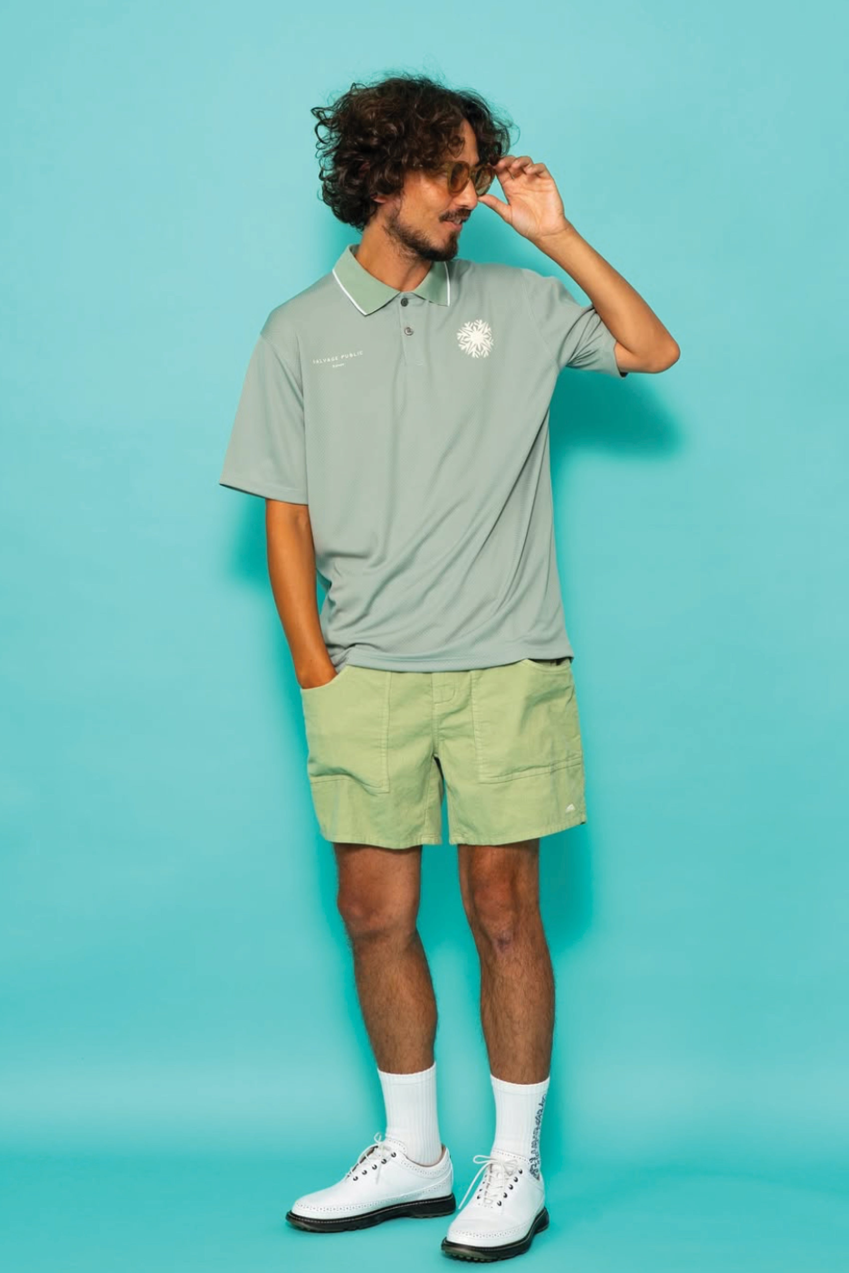 Hunakai Mesh Polo - Never Up - Navy