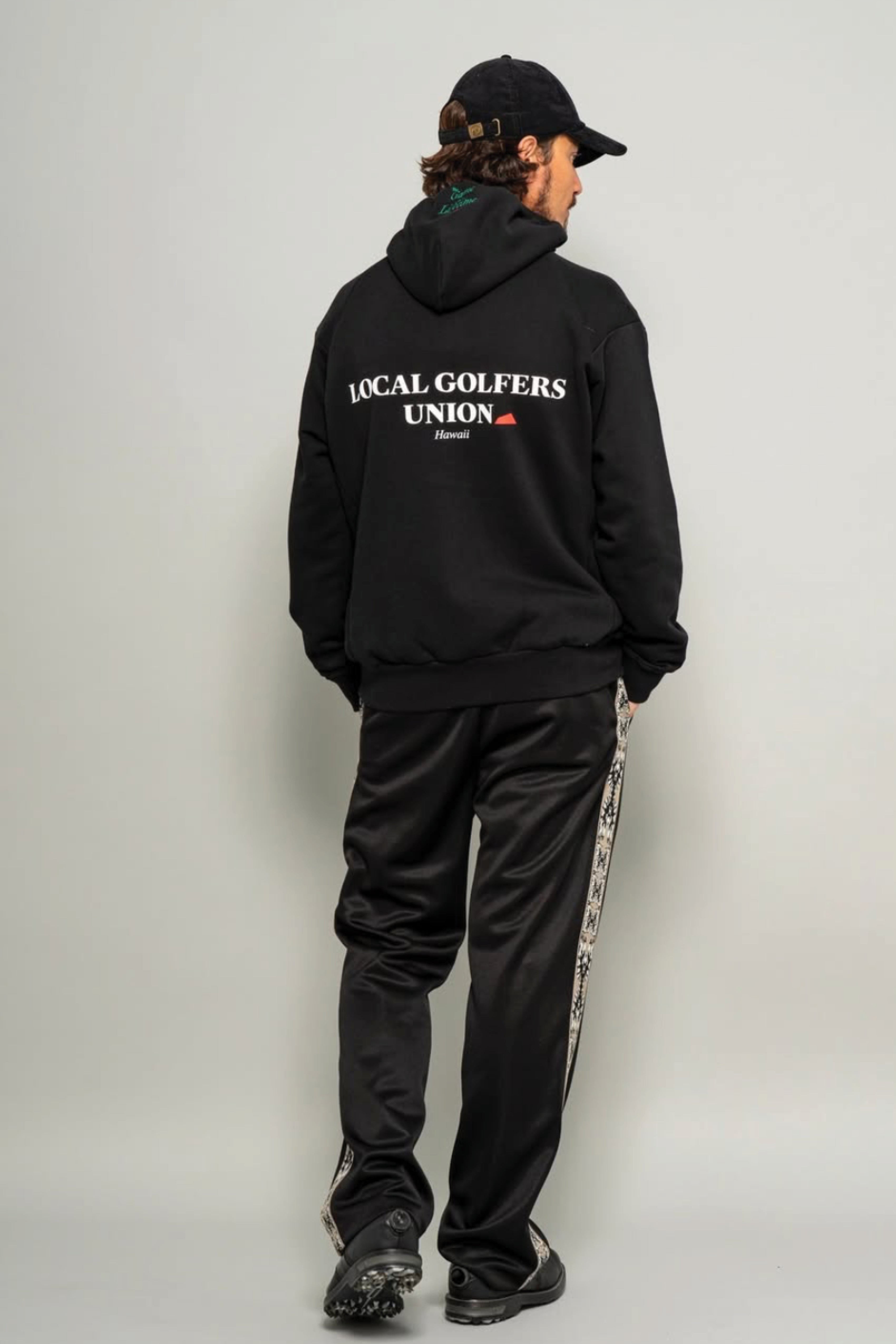 Kalama Zip Hoodie - Local Golfers - Black