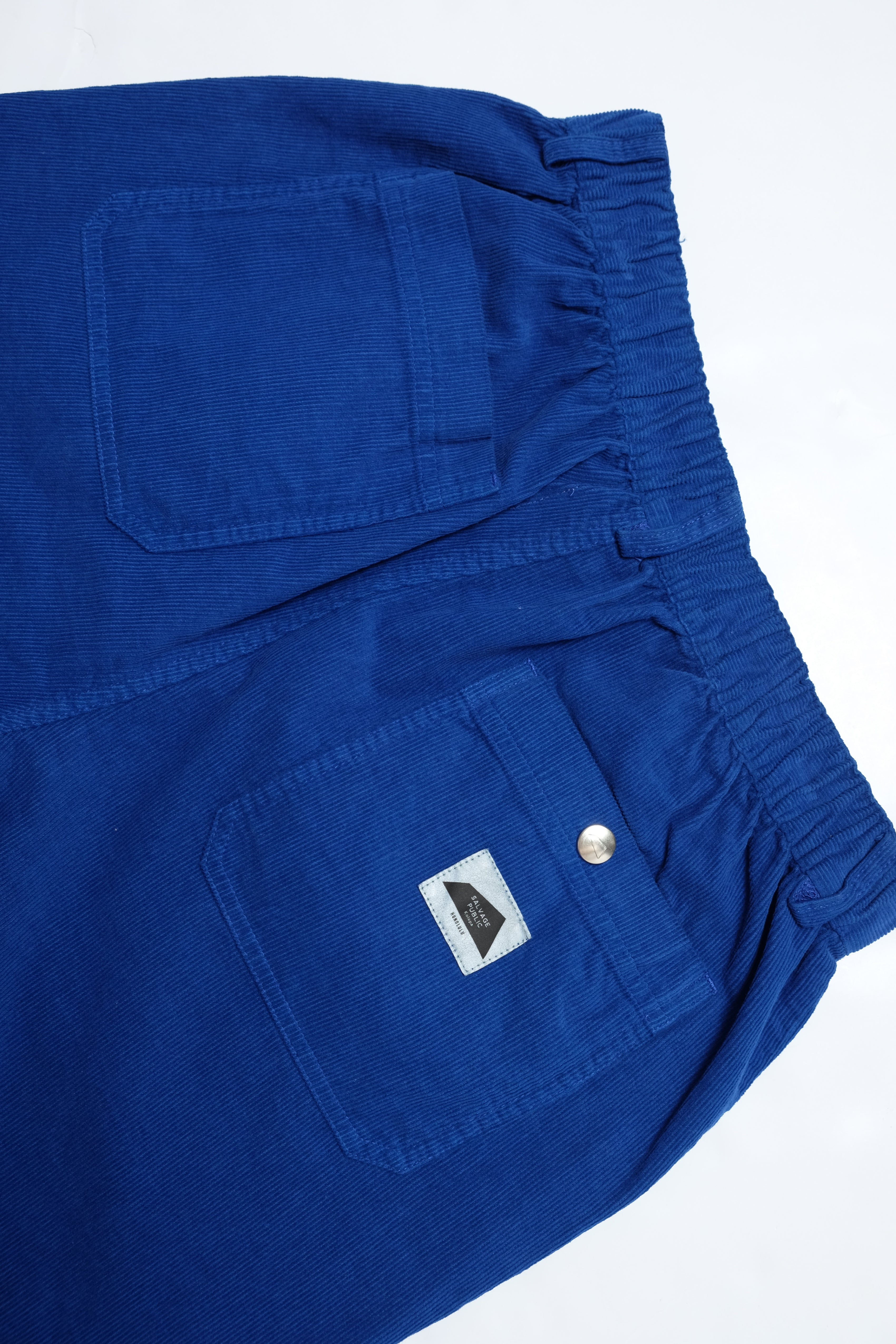 Uka Corduroy Short - Blue