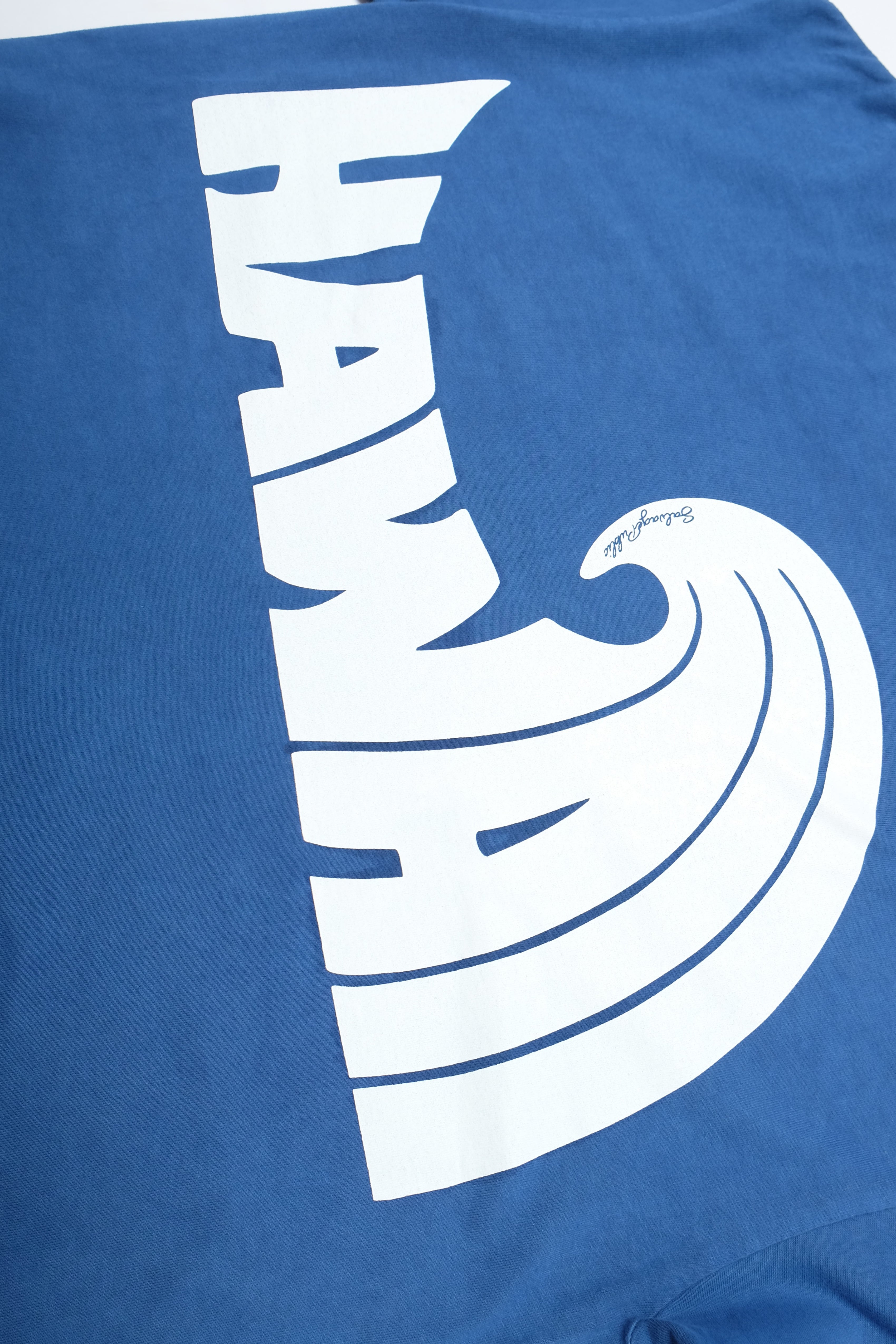 Longsleeve T-Shirt - Hawaii Wave - Royal Blue