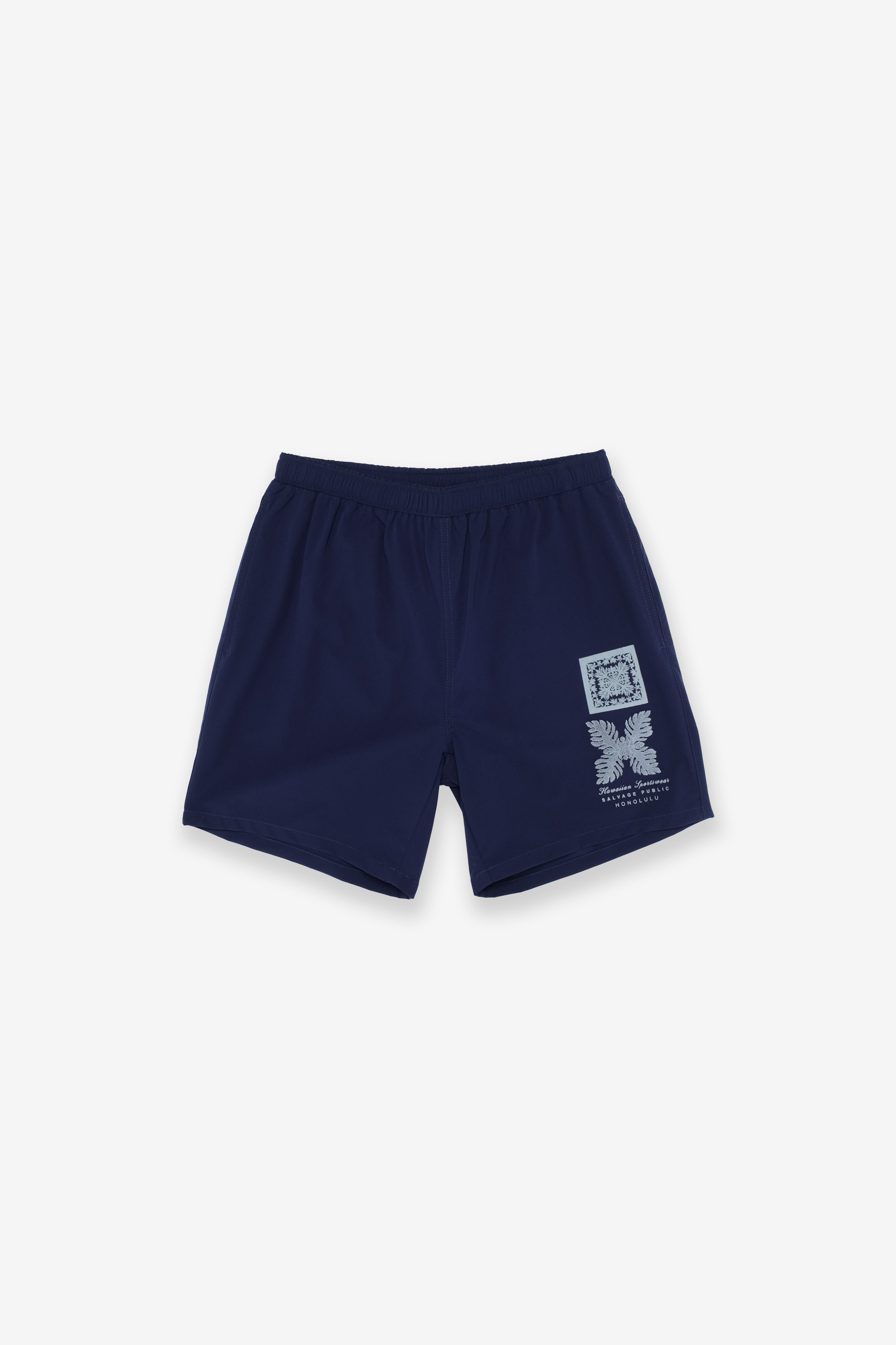 Shorts - Lanakila Athletic - Double Quilt - Navy