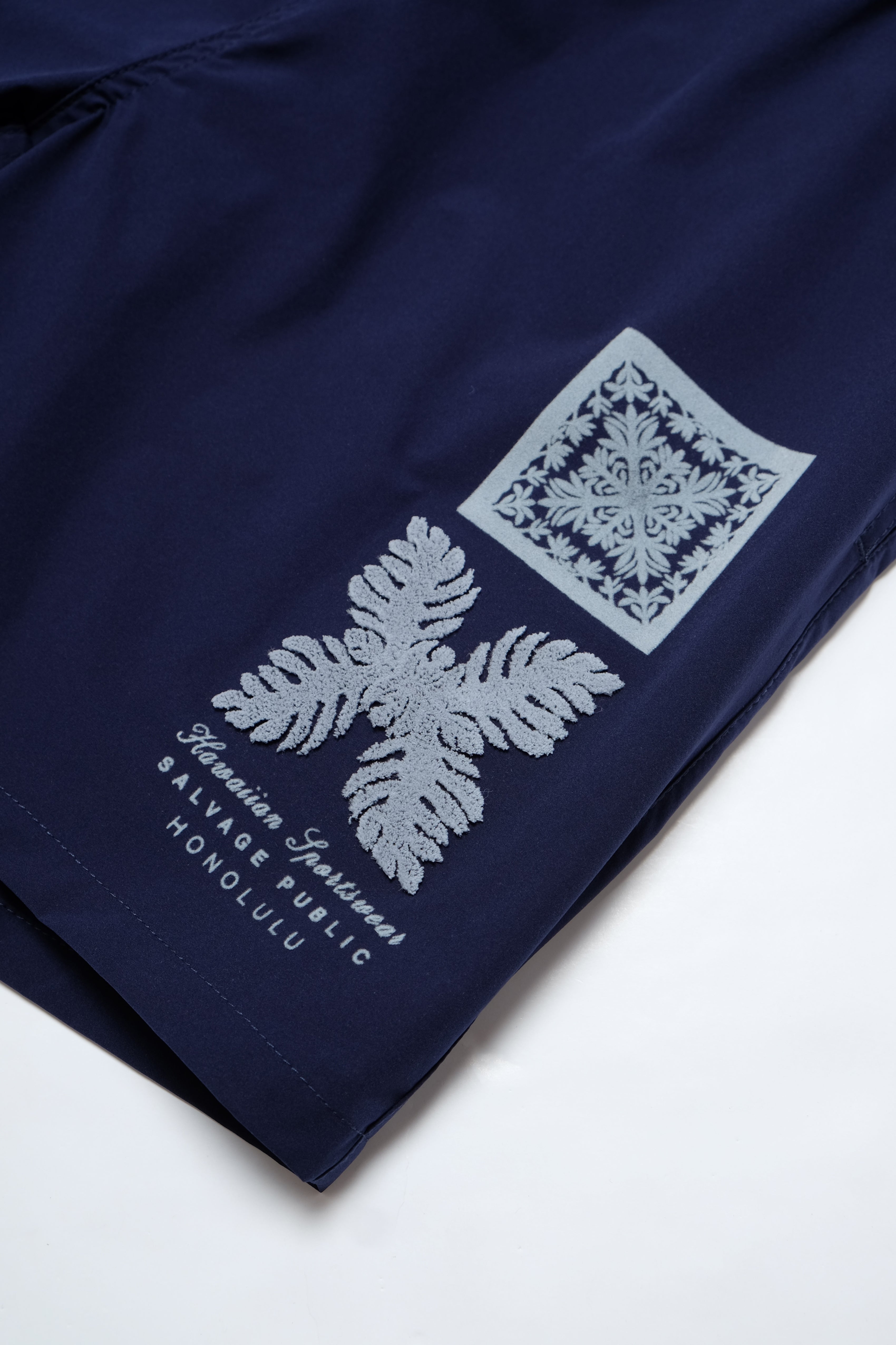 Shorts - Lanakila Athletic - Double Quilt - Navy