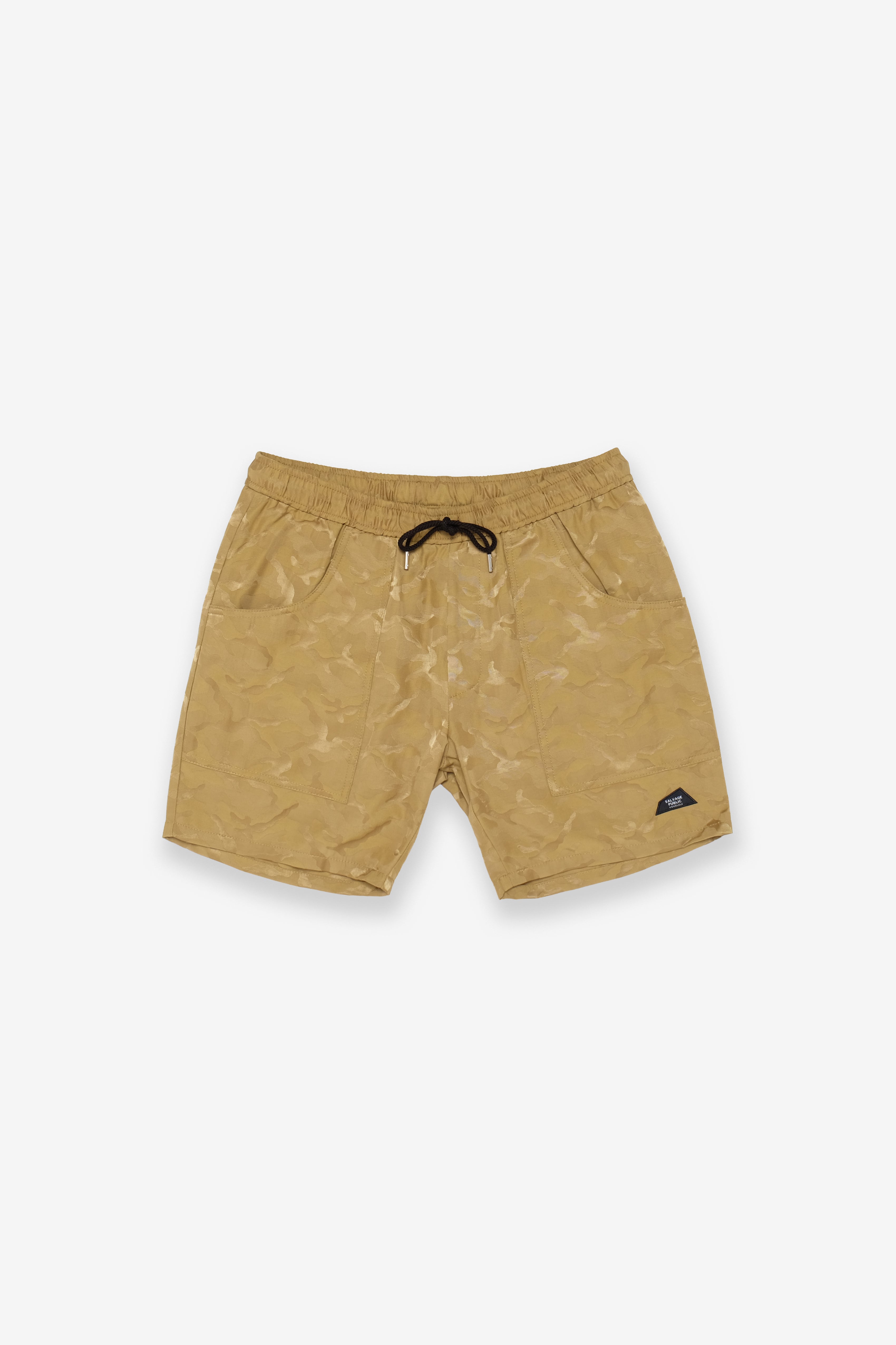 Lulu Camo Shorts - Gold