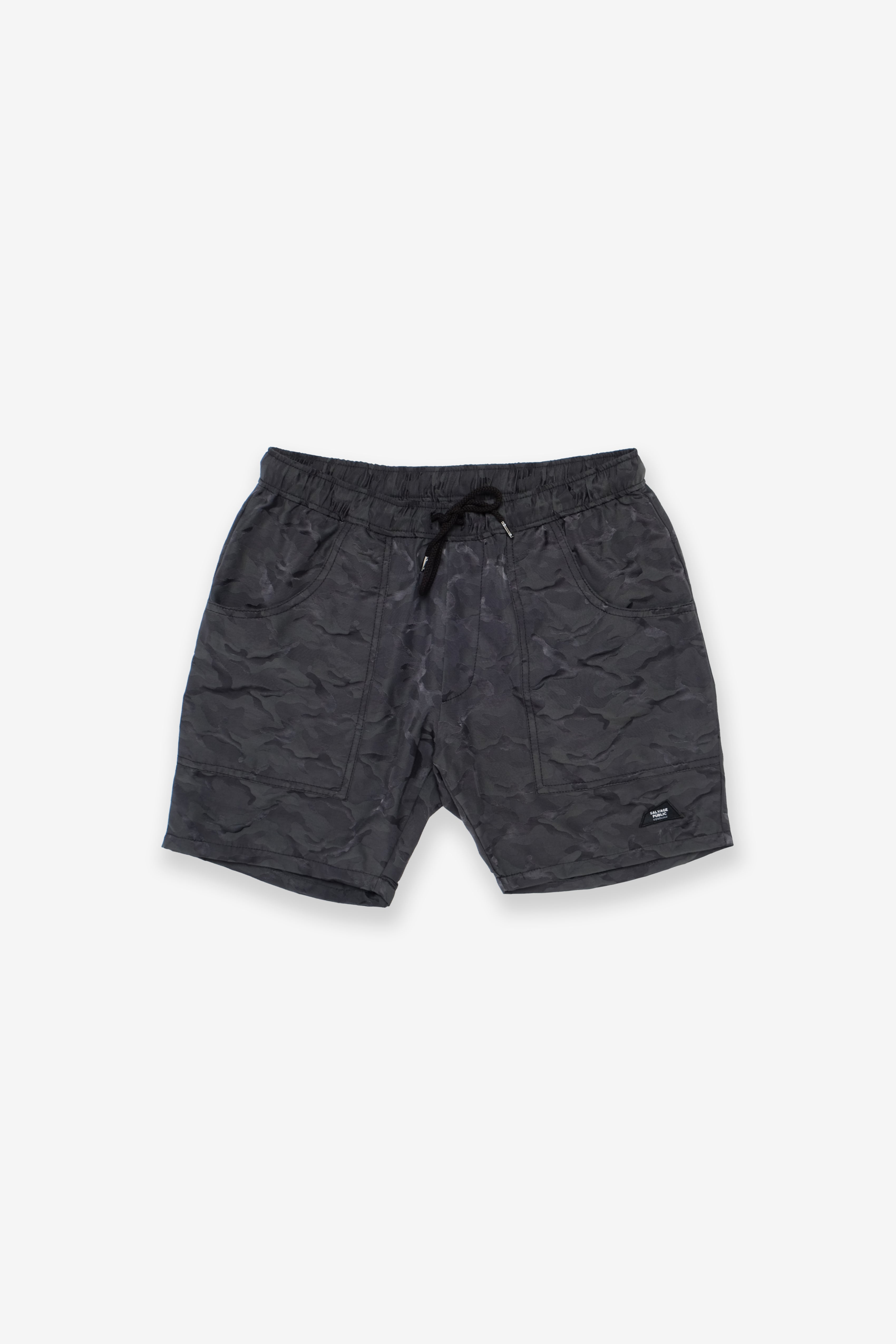 Lulu Camo Shorts - Black