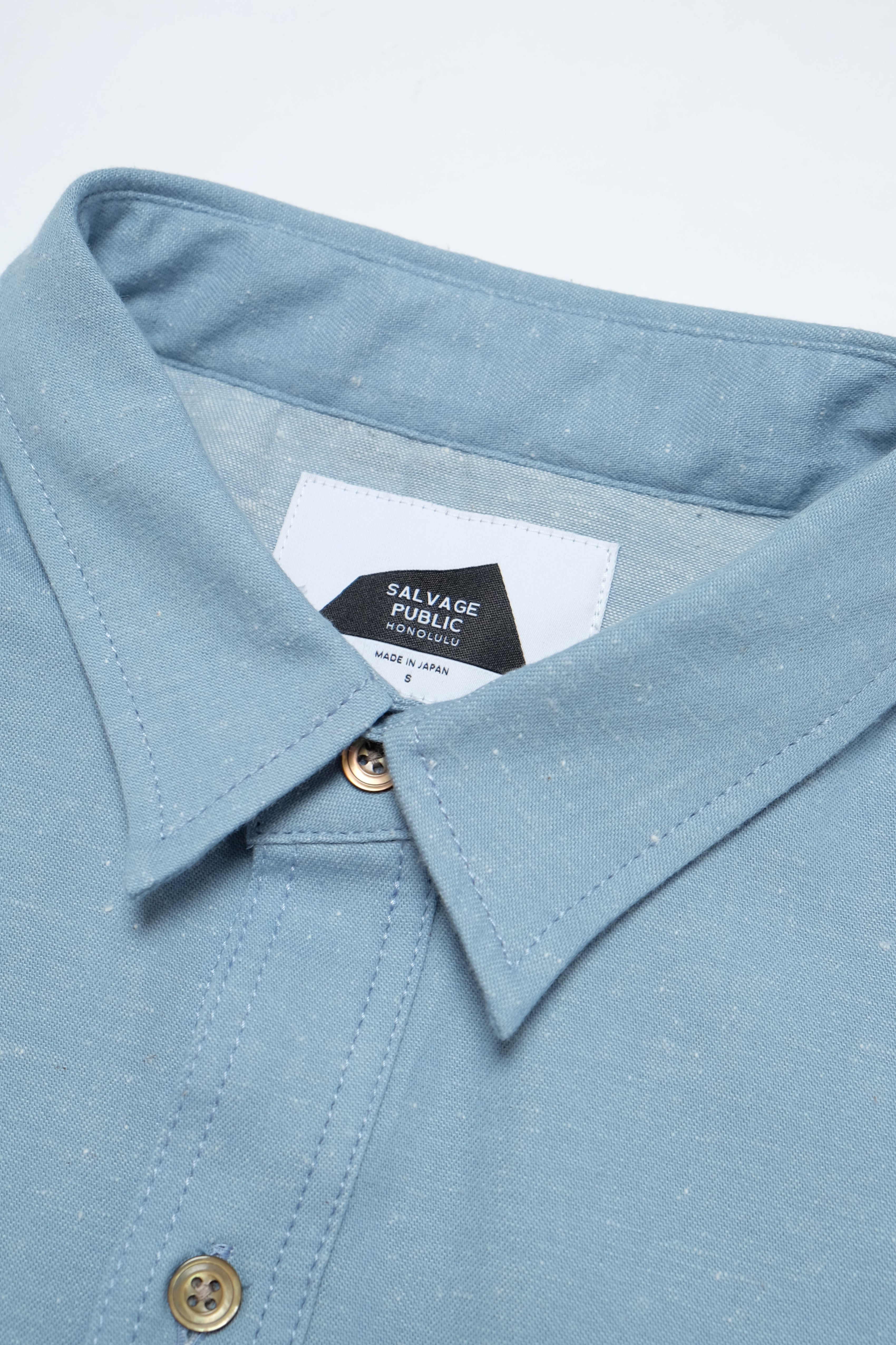 Makalei Woven Shirt - Light Blue