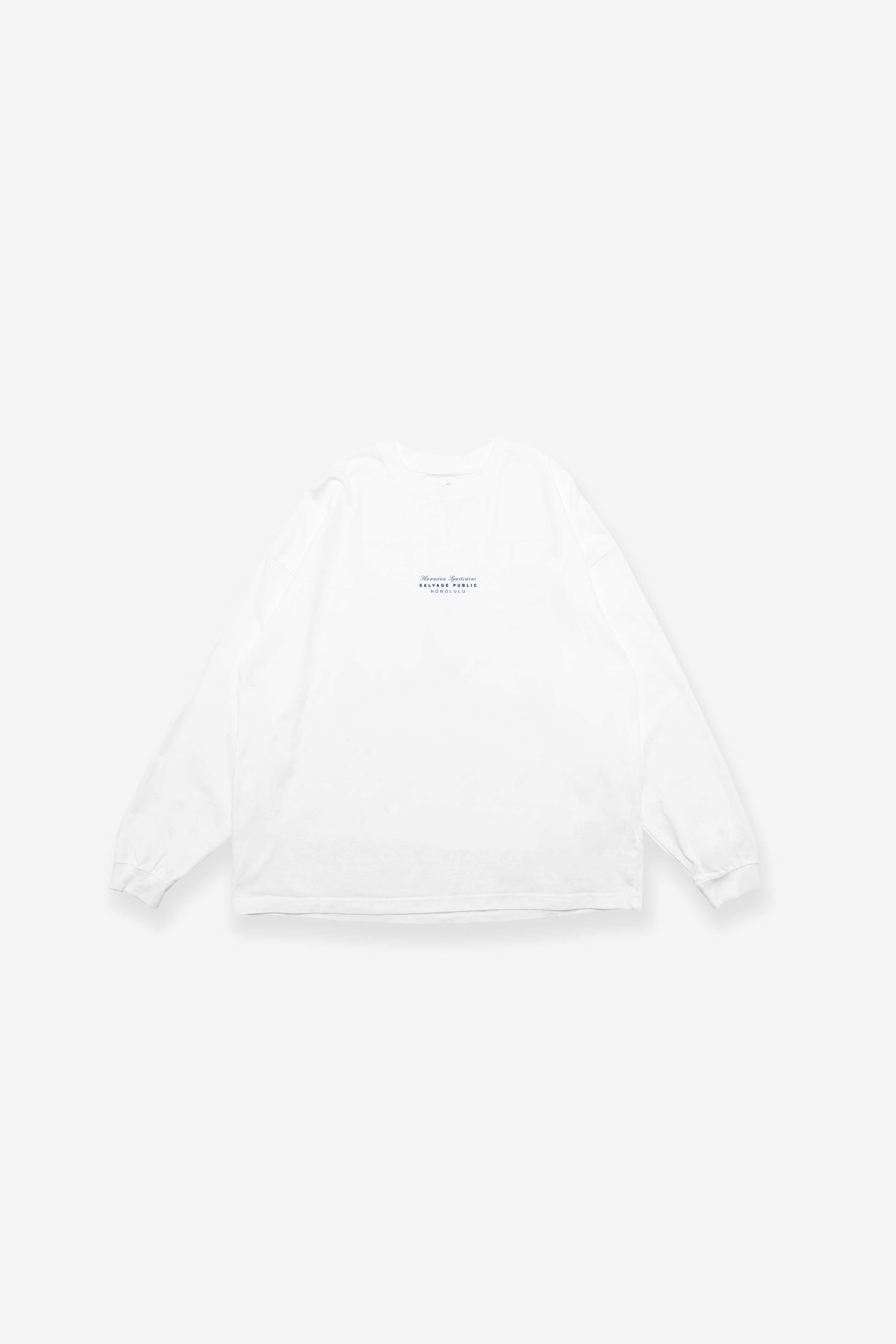 Longsleeve T-Shirt - Hawaiian Quilting - White