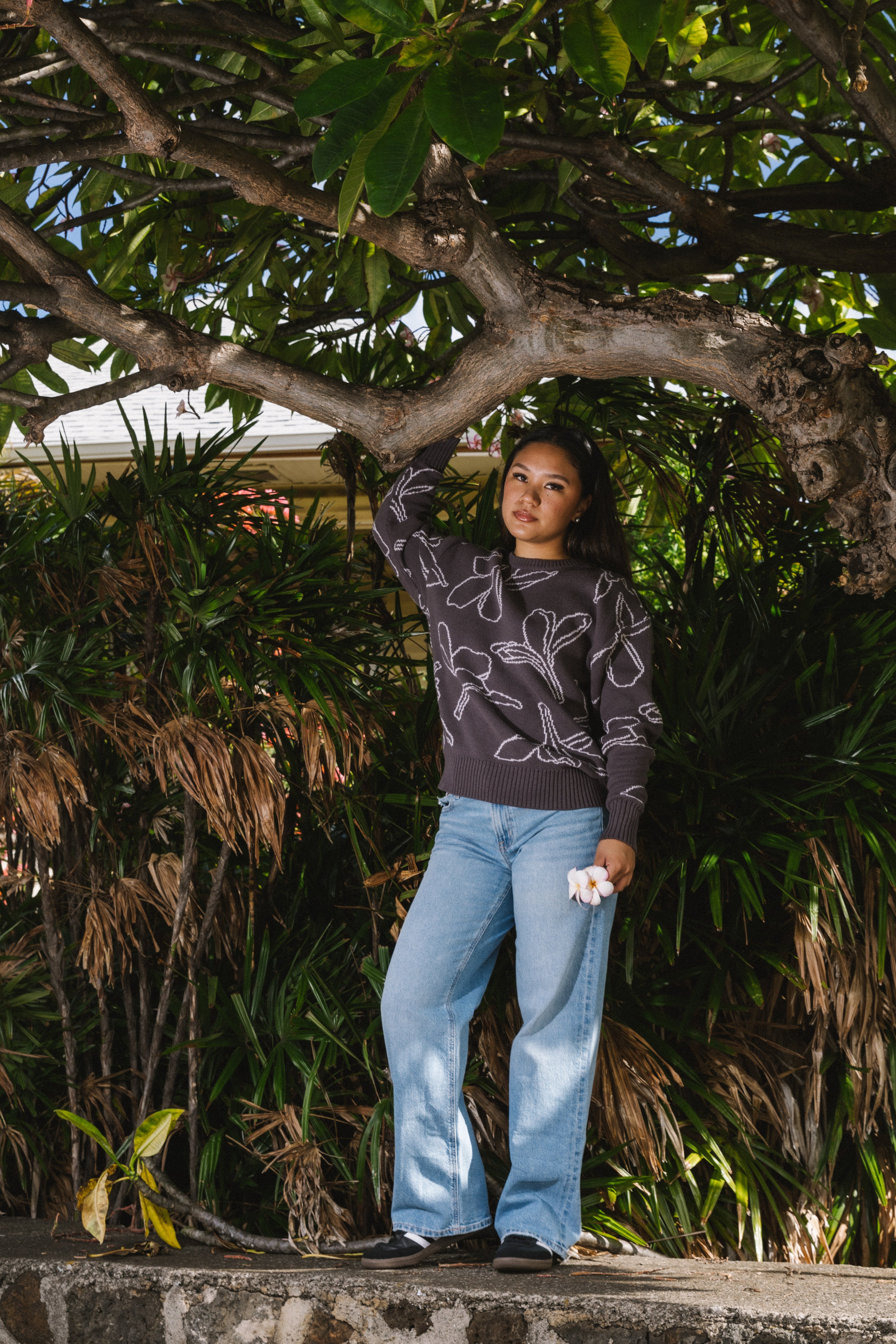 Salvage Public x Sig on Smith - Jacquard Knit - Pua Melie - Grey