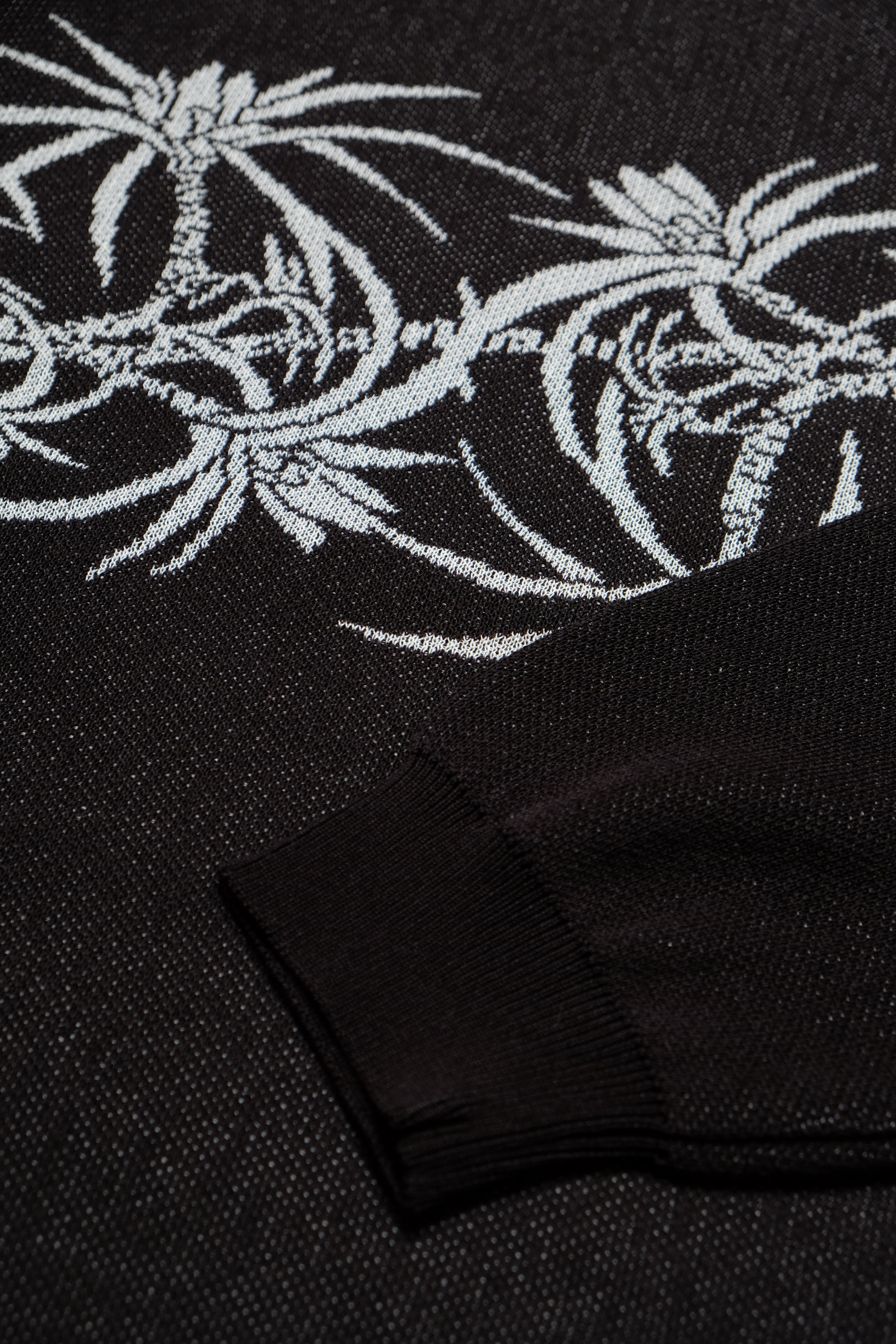 Salvage Public x Sig Zane - Jacquard Crewneck - Black